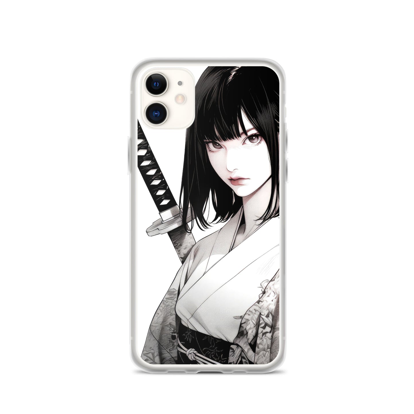 Clear Case for iPhone® Samurai Girl One