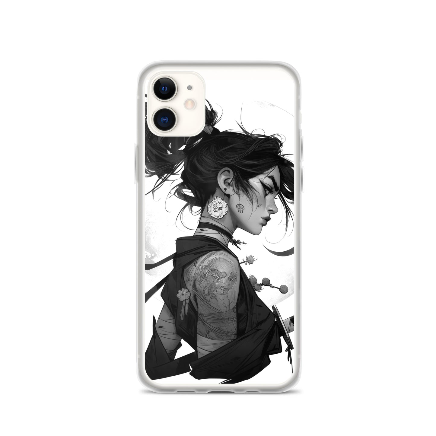 Clear Case for iPhone® Samurai Girl 4