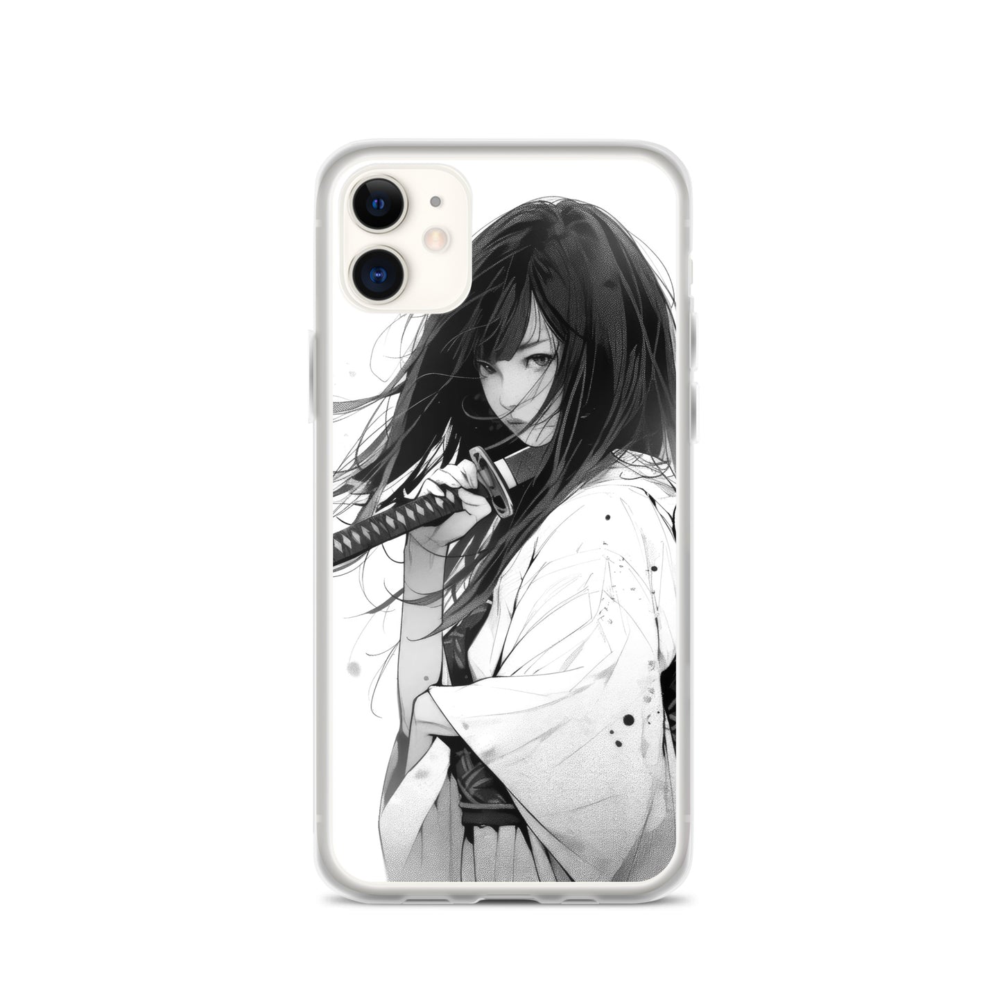 Clear Case for iPhone® Samurai Girl 7