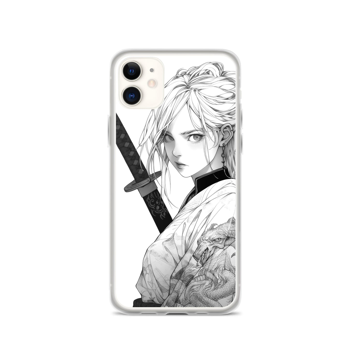 Clear Case for iPhone® Samurai Girl 6