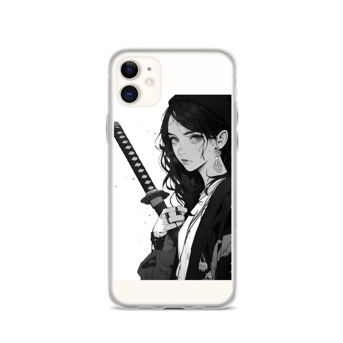 Clear Case for iPhone® Samurai Girl 8