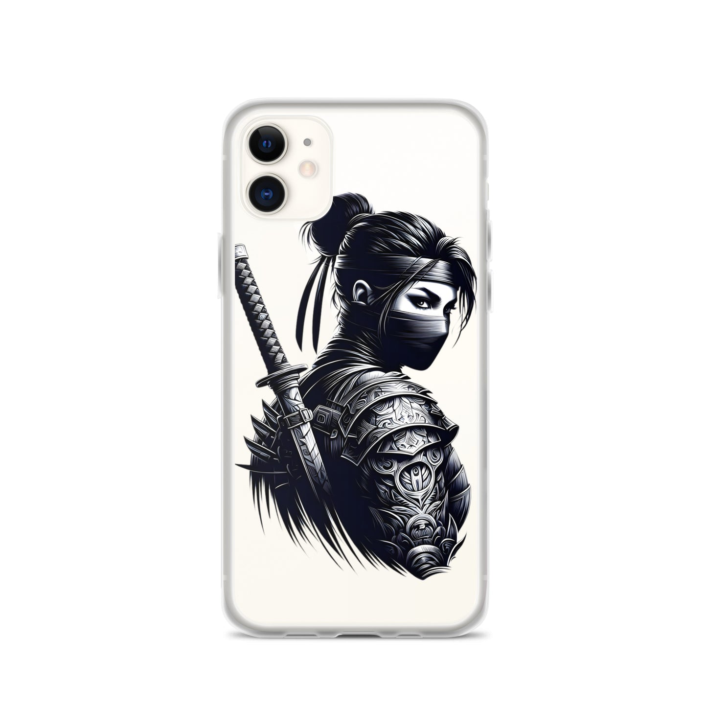 Clear Case for iPhone® Samurai Girl 12