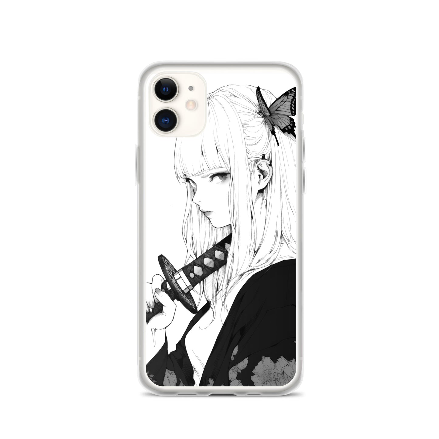 Clear Case for iPhone® Samurai Girl 10