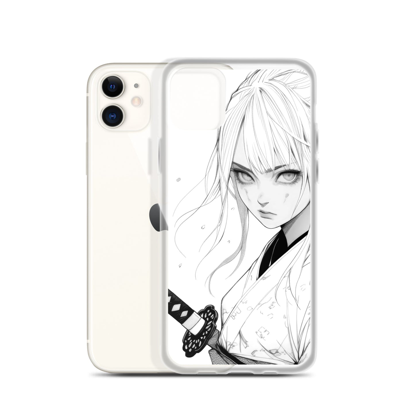 Clear Case for iPhone® Samurai Girl 2