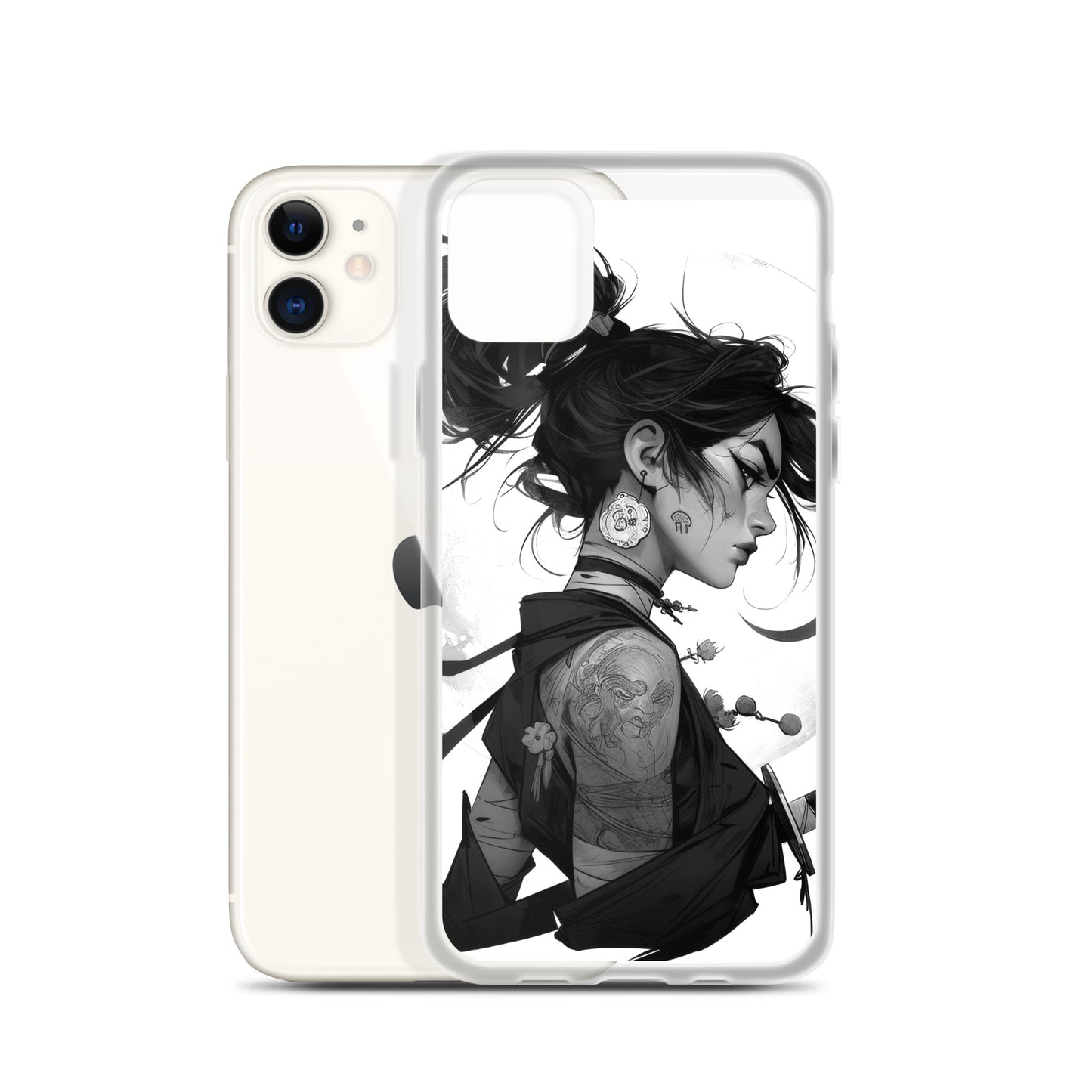 Clear Case for iPhone® Samurai Girl 4