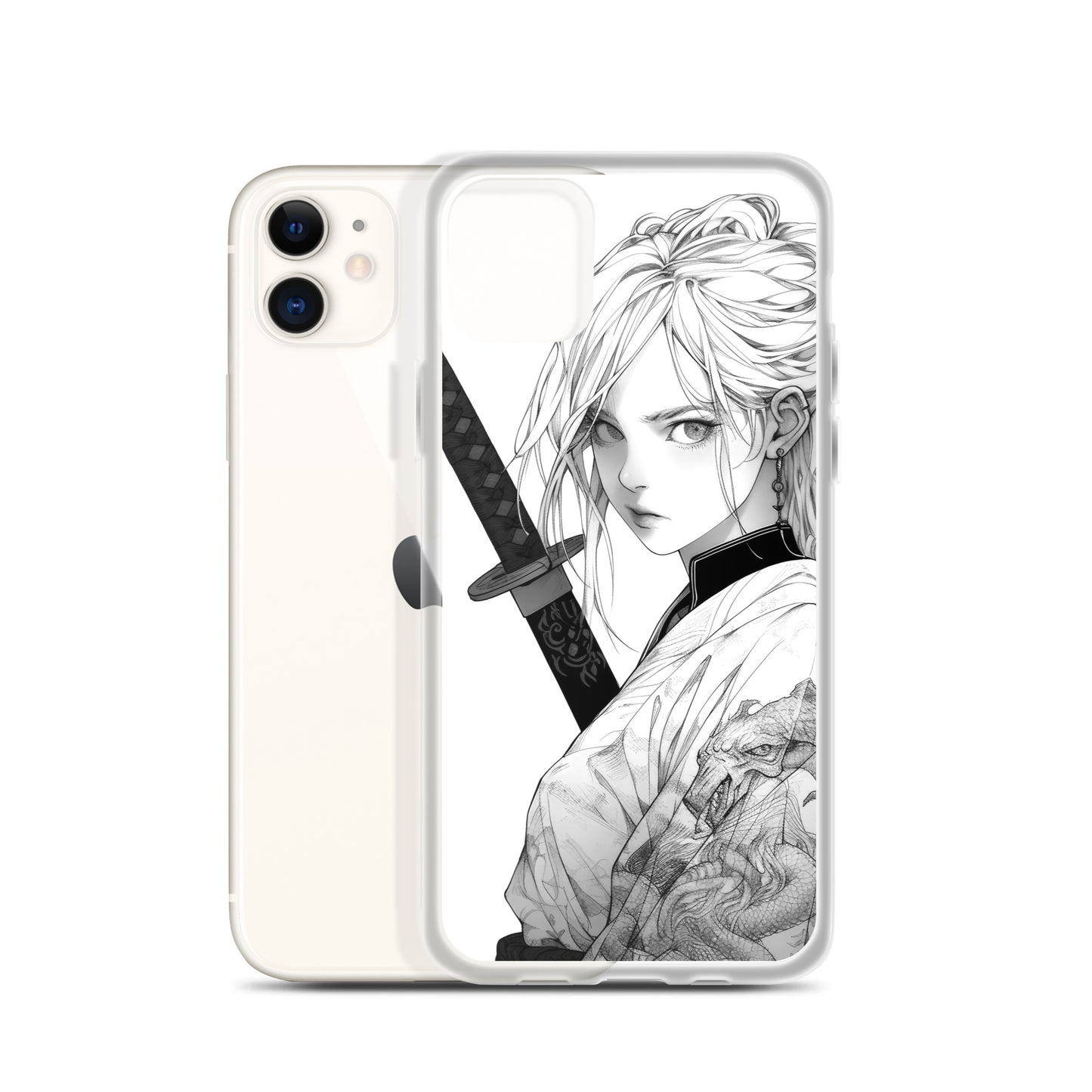 Clear Case for iPhone® Samurai Girl 6