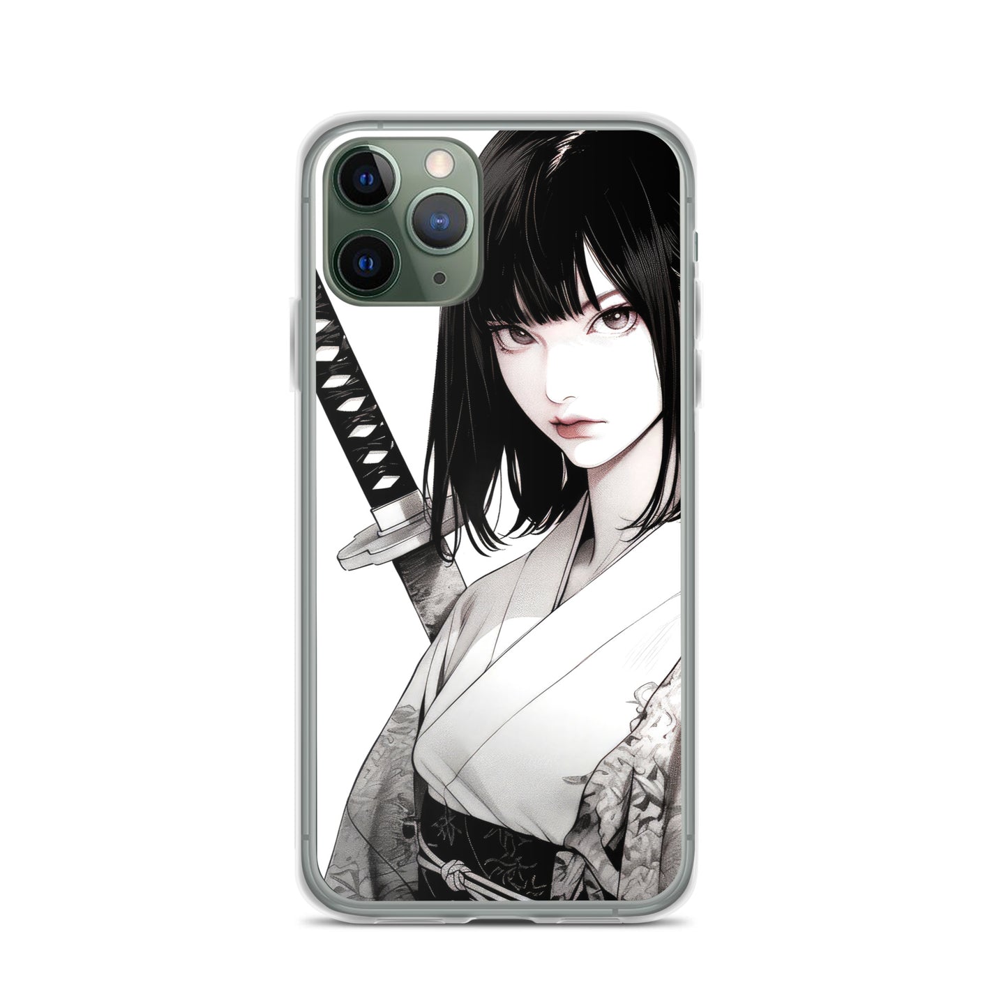 Clear Case for iPhone® Samurai Girl One