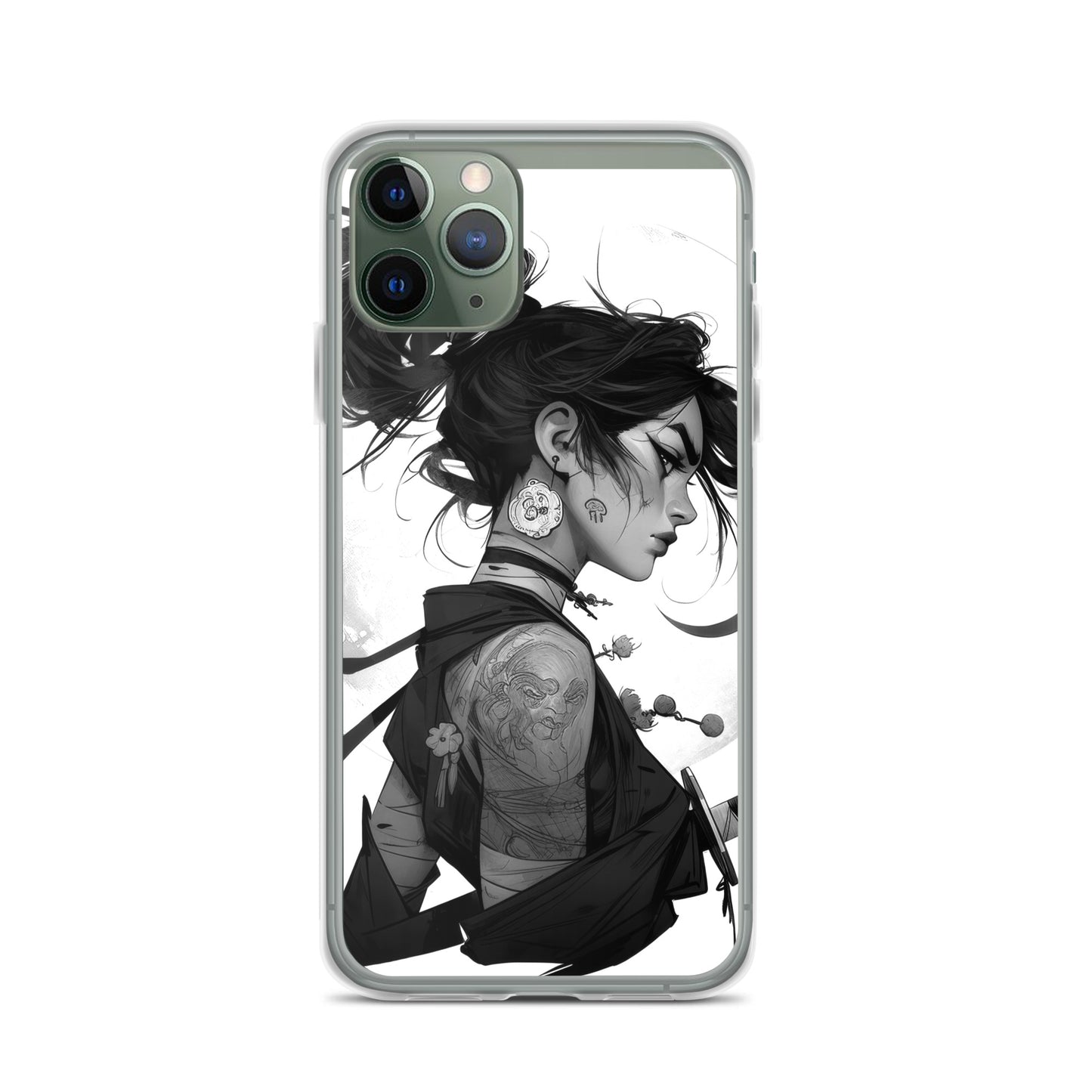 Clear Case for iPhone® Samurai Girl 4