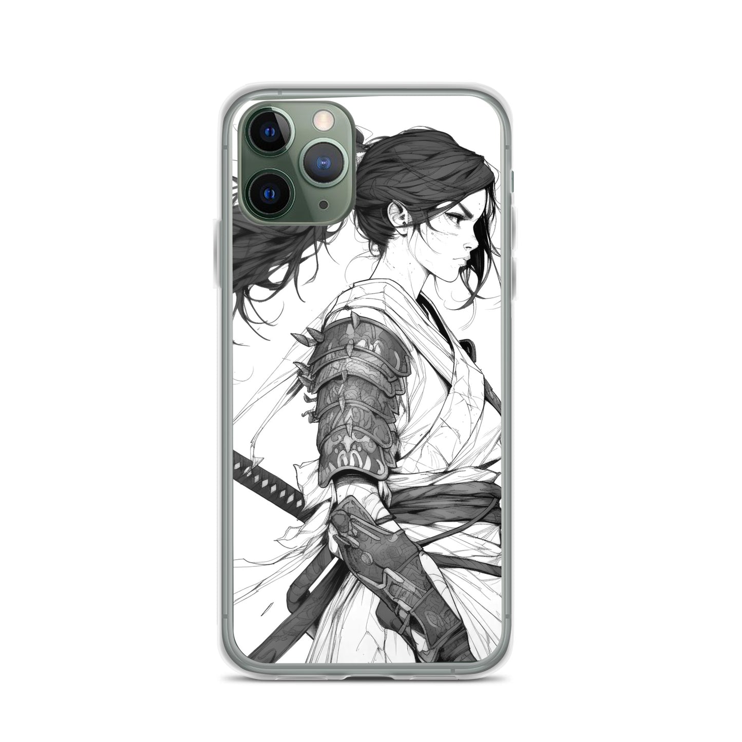 Clear Case for iPhone® Samurai Girl 5