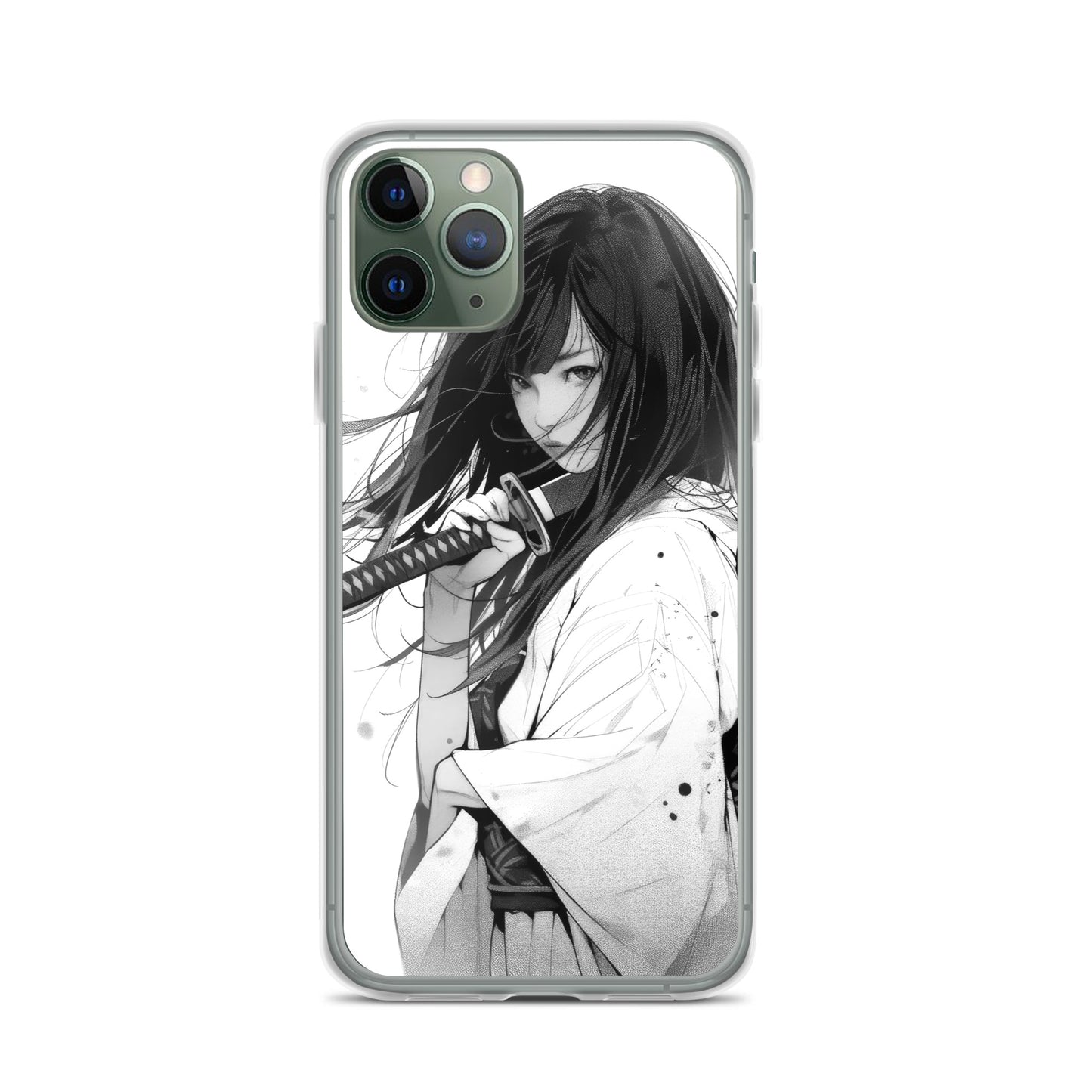 Clear Case for iPhone® Samurai Girl 7