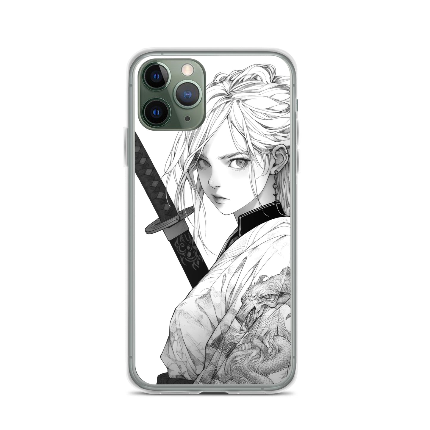 Clear Case for iPhone® Samurai Girl 6