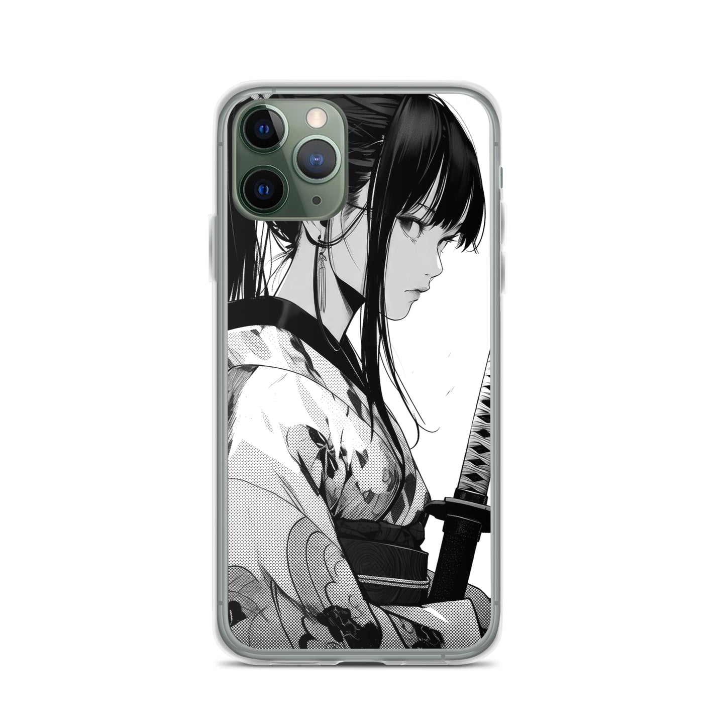 Clear Case for iPhone® Samurai Girl 7