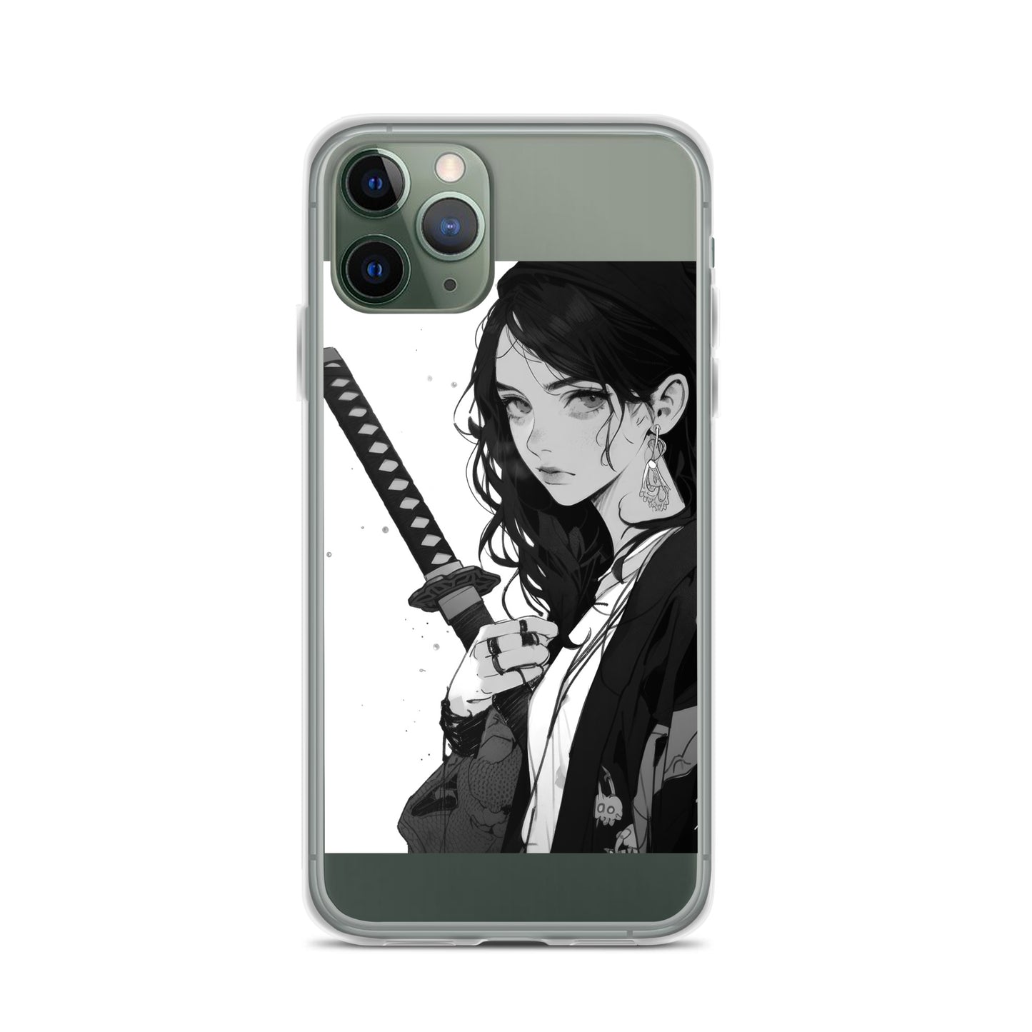 Clear Case for iPhone® Samurai Girl 8