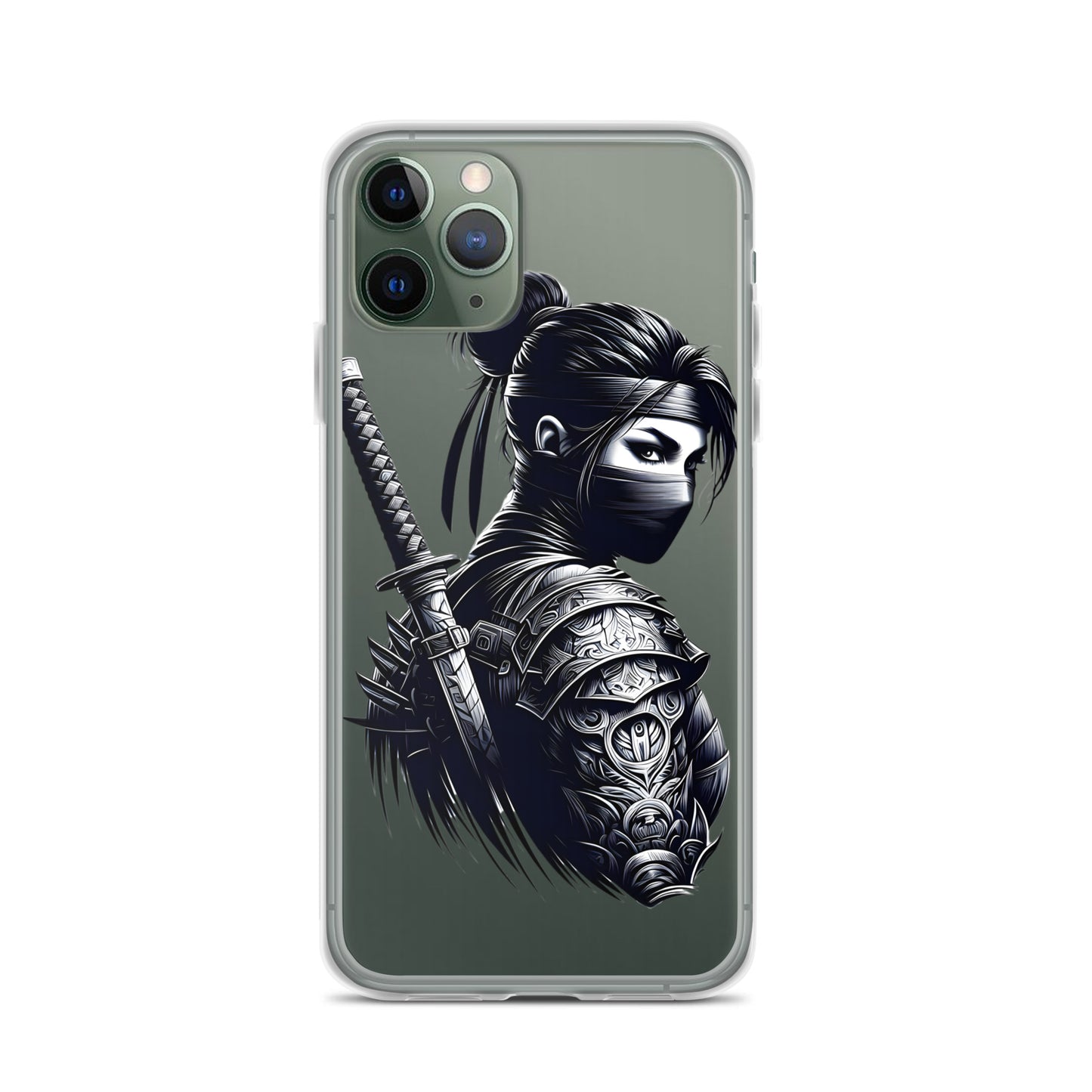 Clear Case for iPhone® Samurai Girl 12