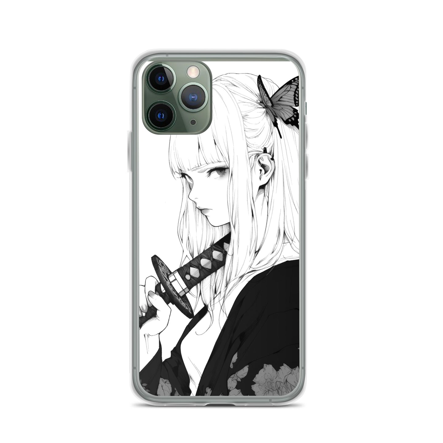 Clear Case for iPhone® Samurai Girl 10