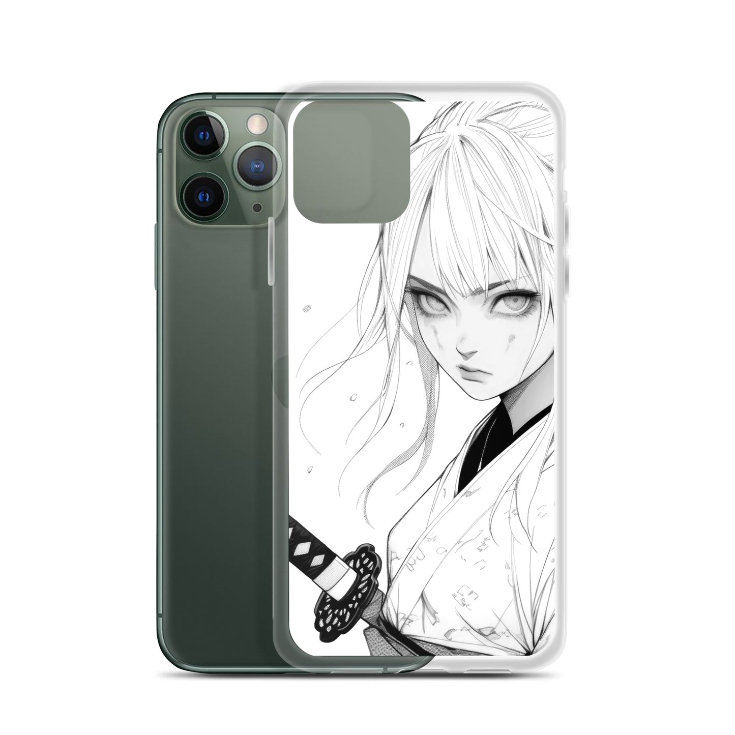 Clear Case for iPhone® Samurai Girl 2