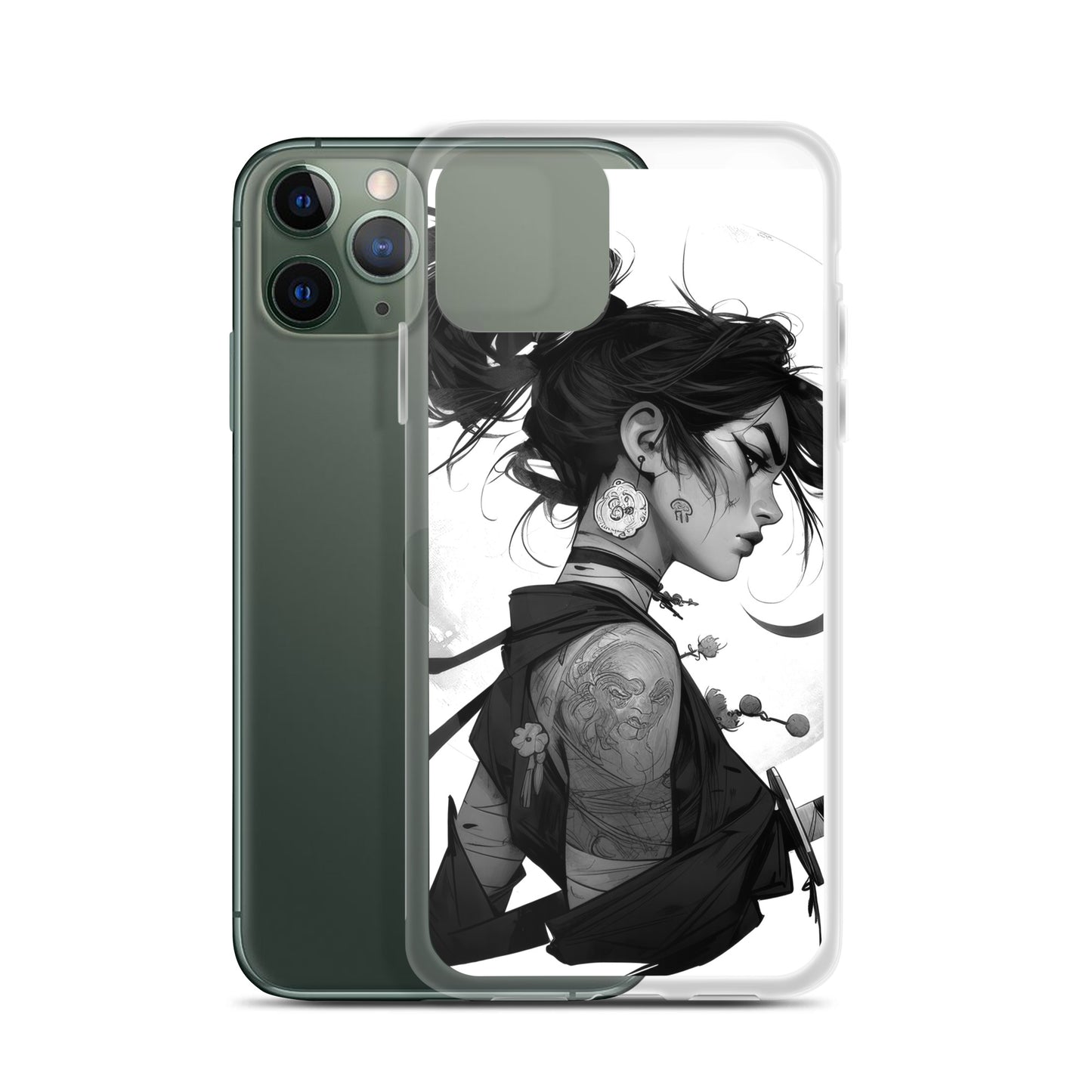 Clear Case for iPhone® Samurai Girl 4