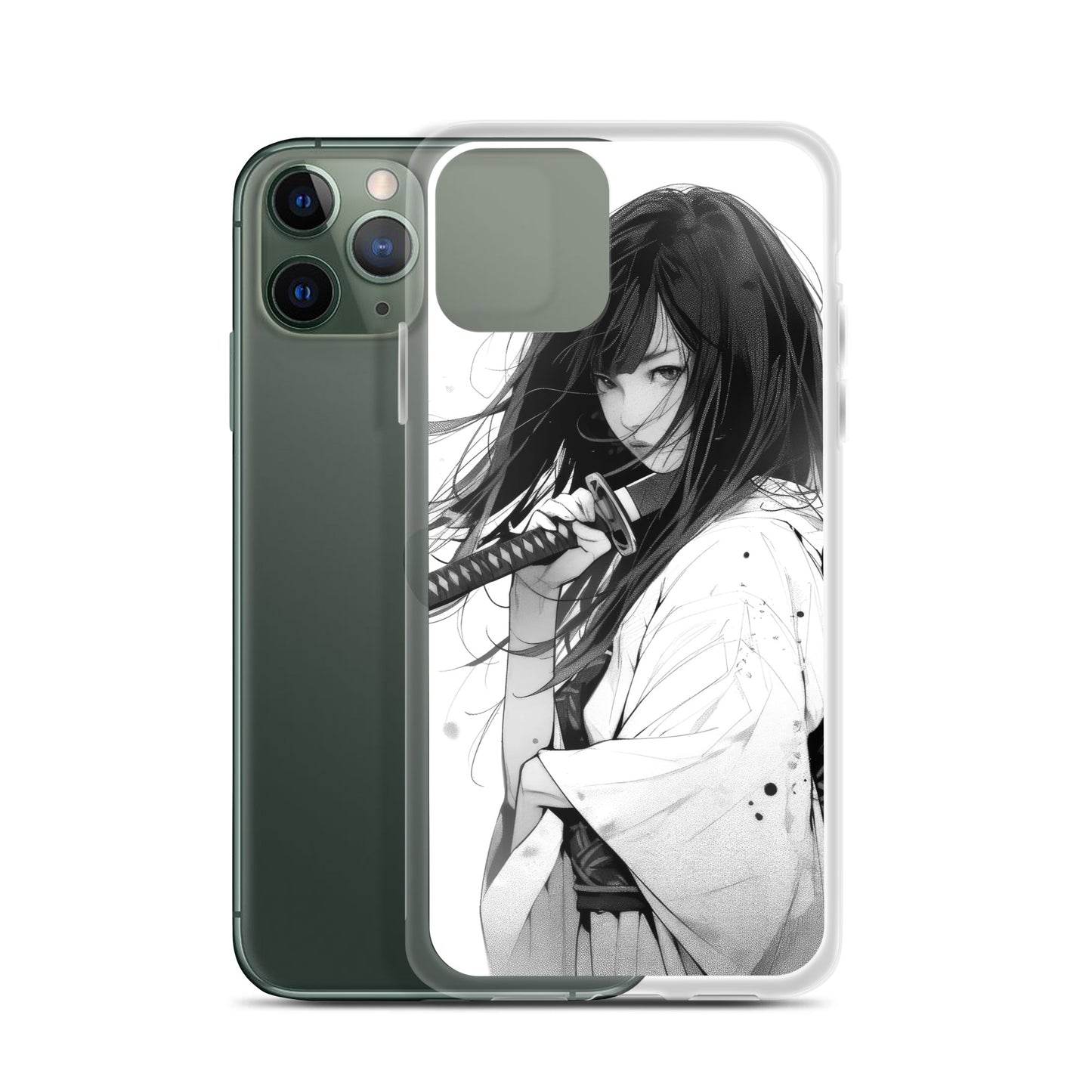 Clear Case for iPhone® Samurai Girl 7