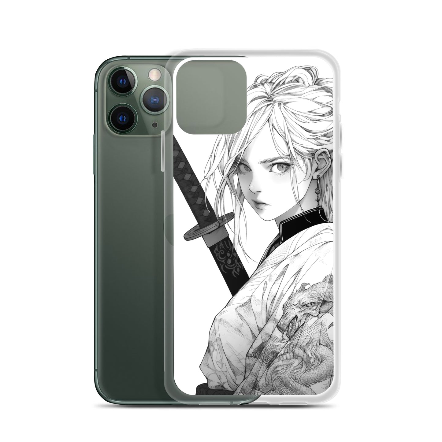 Clear Case for iPhone® Samurai Girl 6