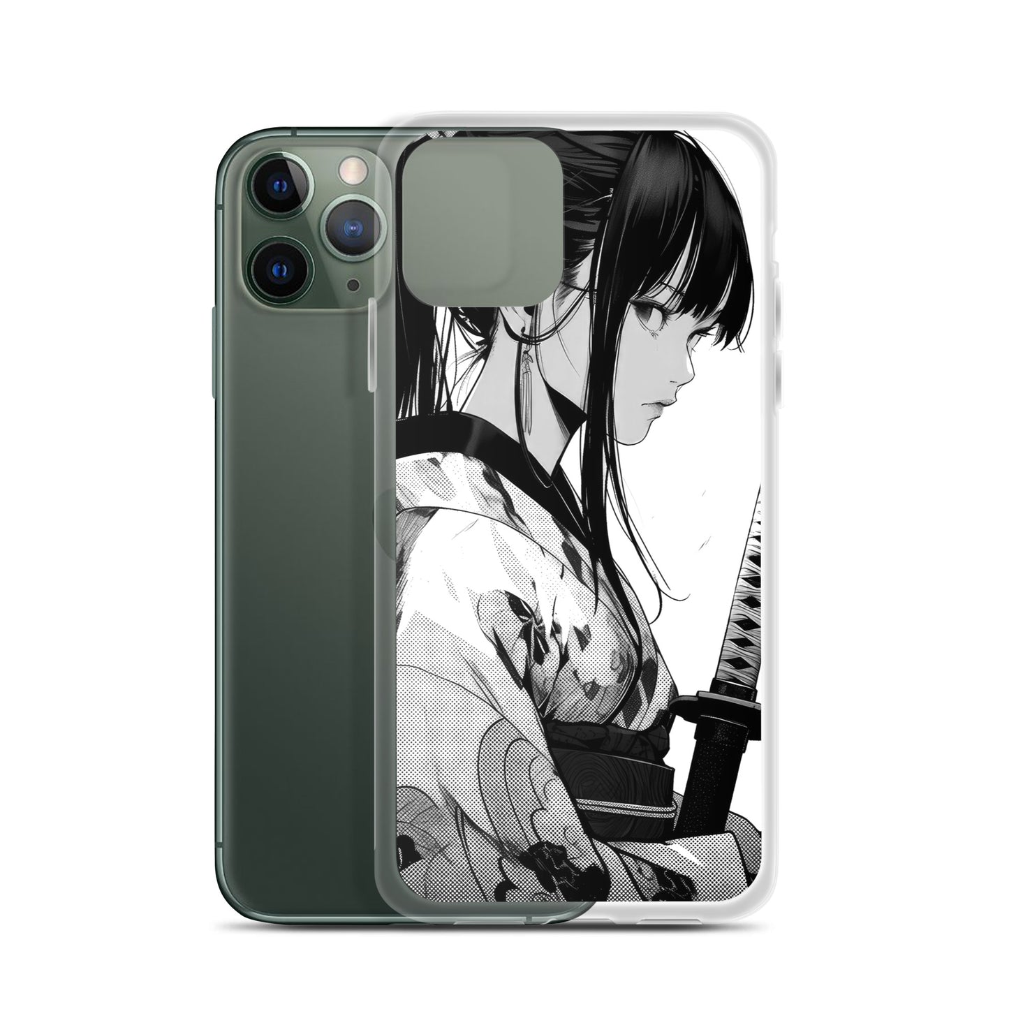 Clear Case for iPhone® Samurai Girl 7