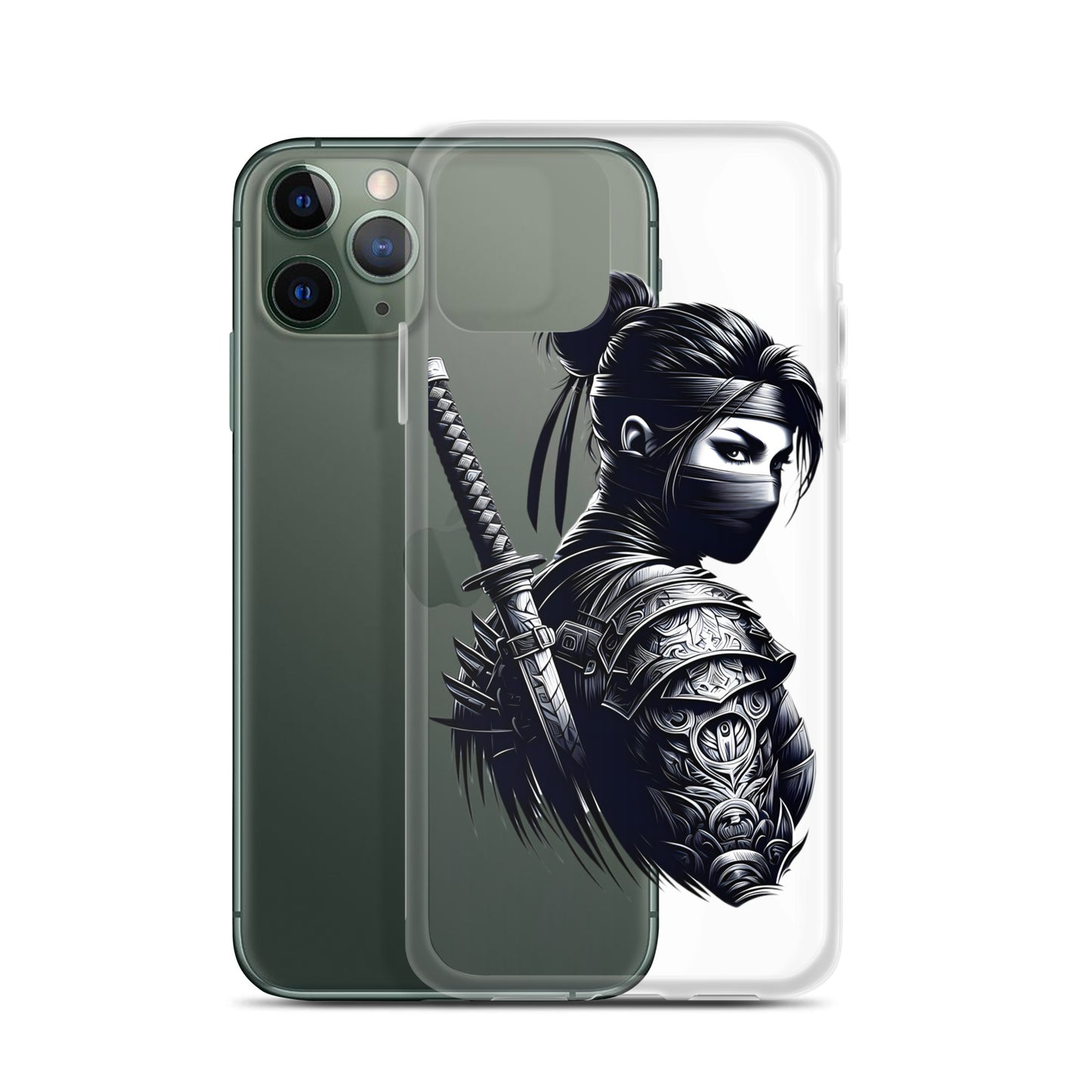 Clear Case for iPhone® Samurai Girl 12