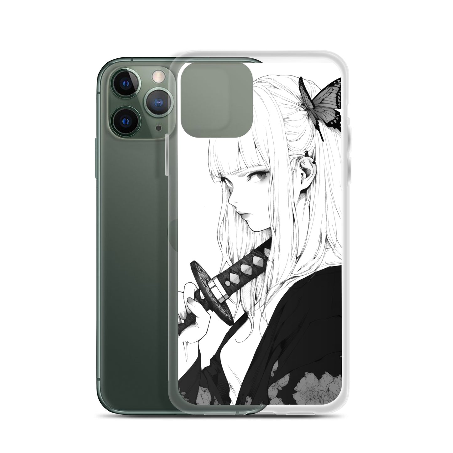 Clear Case for iPhone® Samurai Girl 10