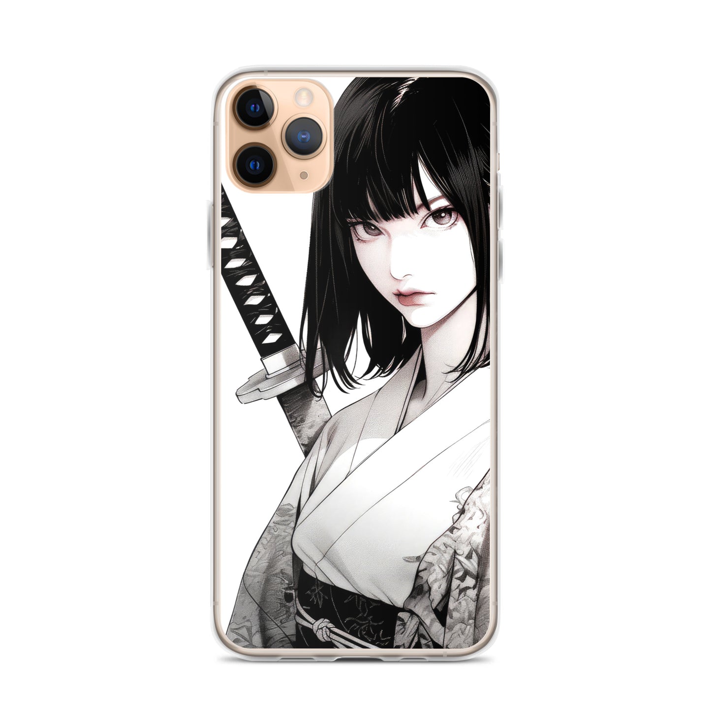 Clear Case for iPhone® Samurai Girl One