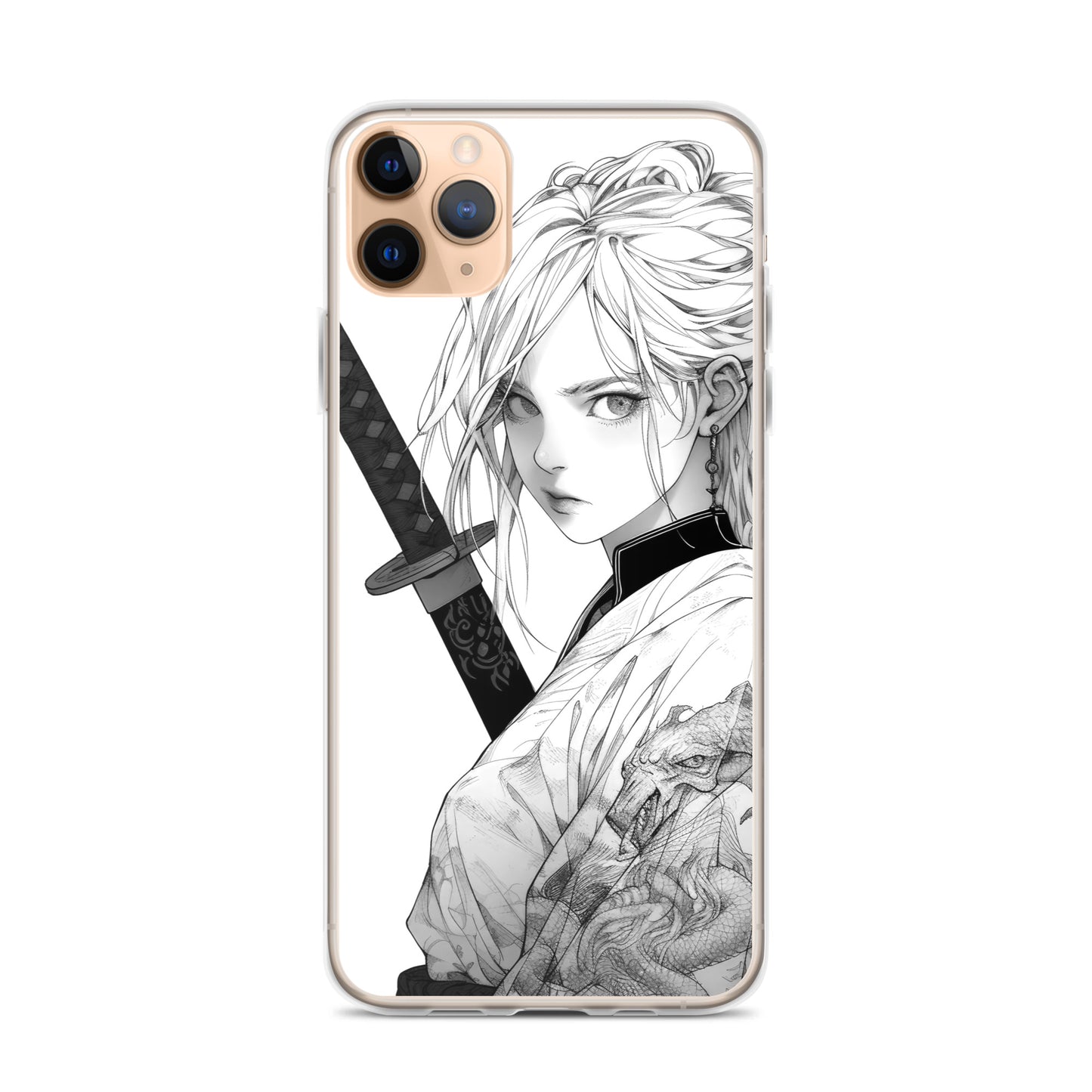 Clear Case for iPhone® Samurai Girl 6