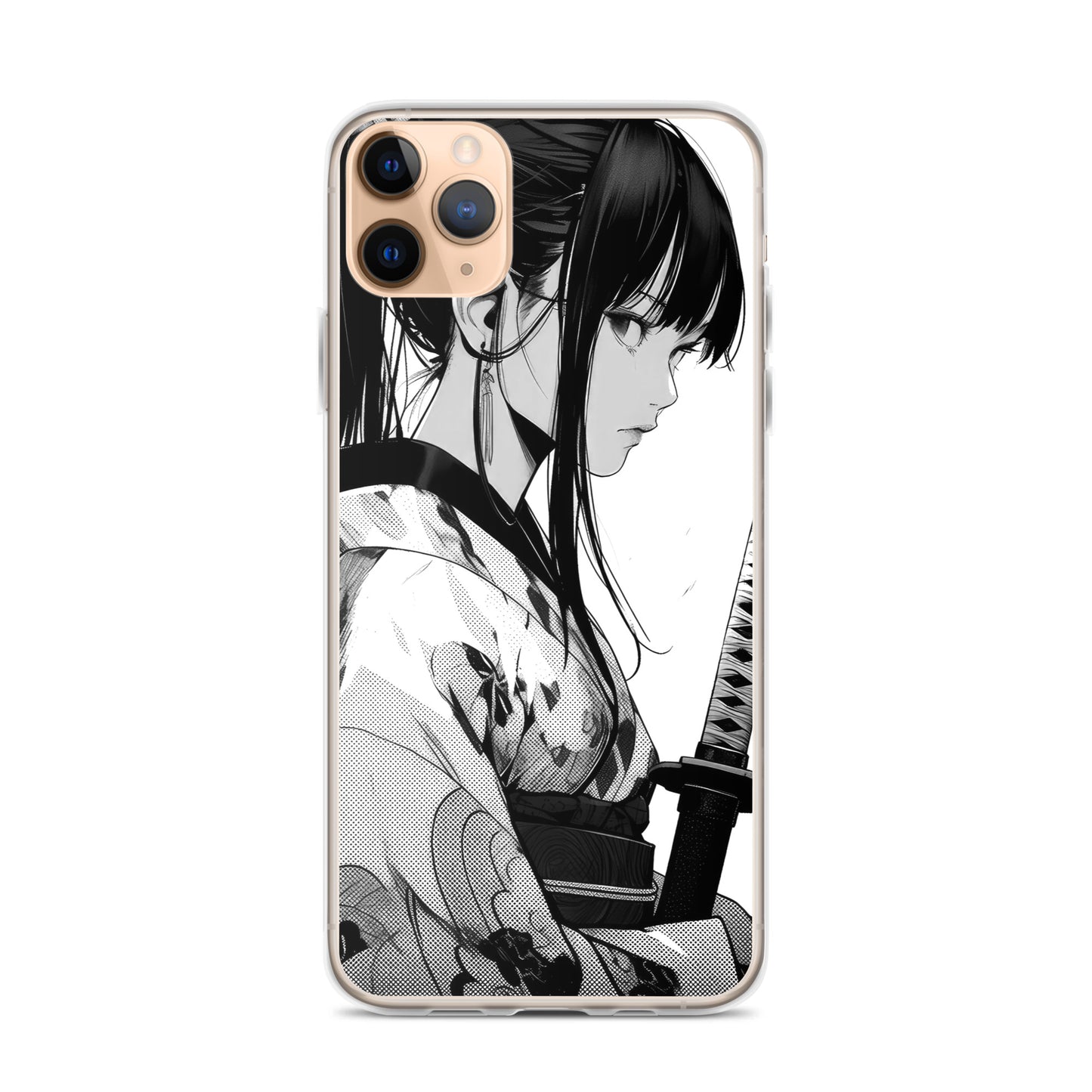 Clear Case for iPhone® Samurai Girl 7