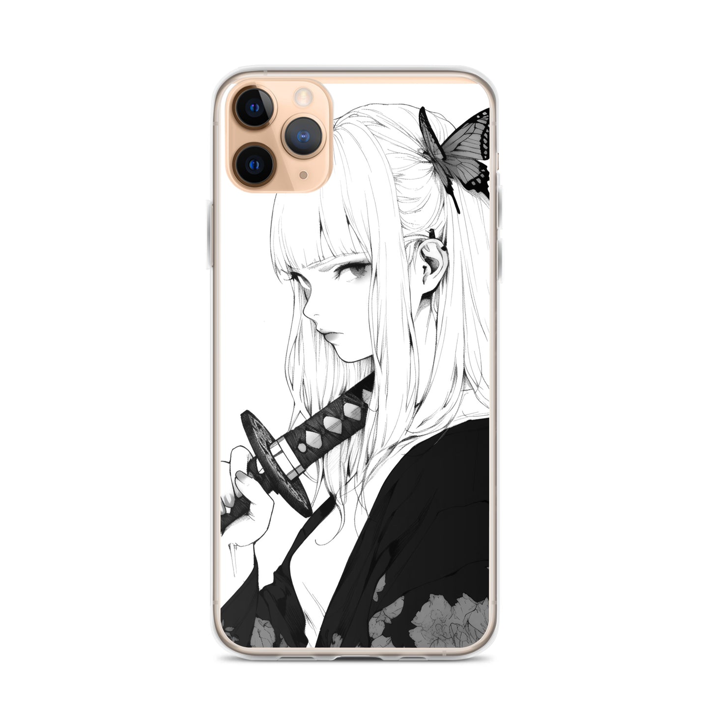 Clear Case for iPhone® Samurai Girl 10