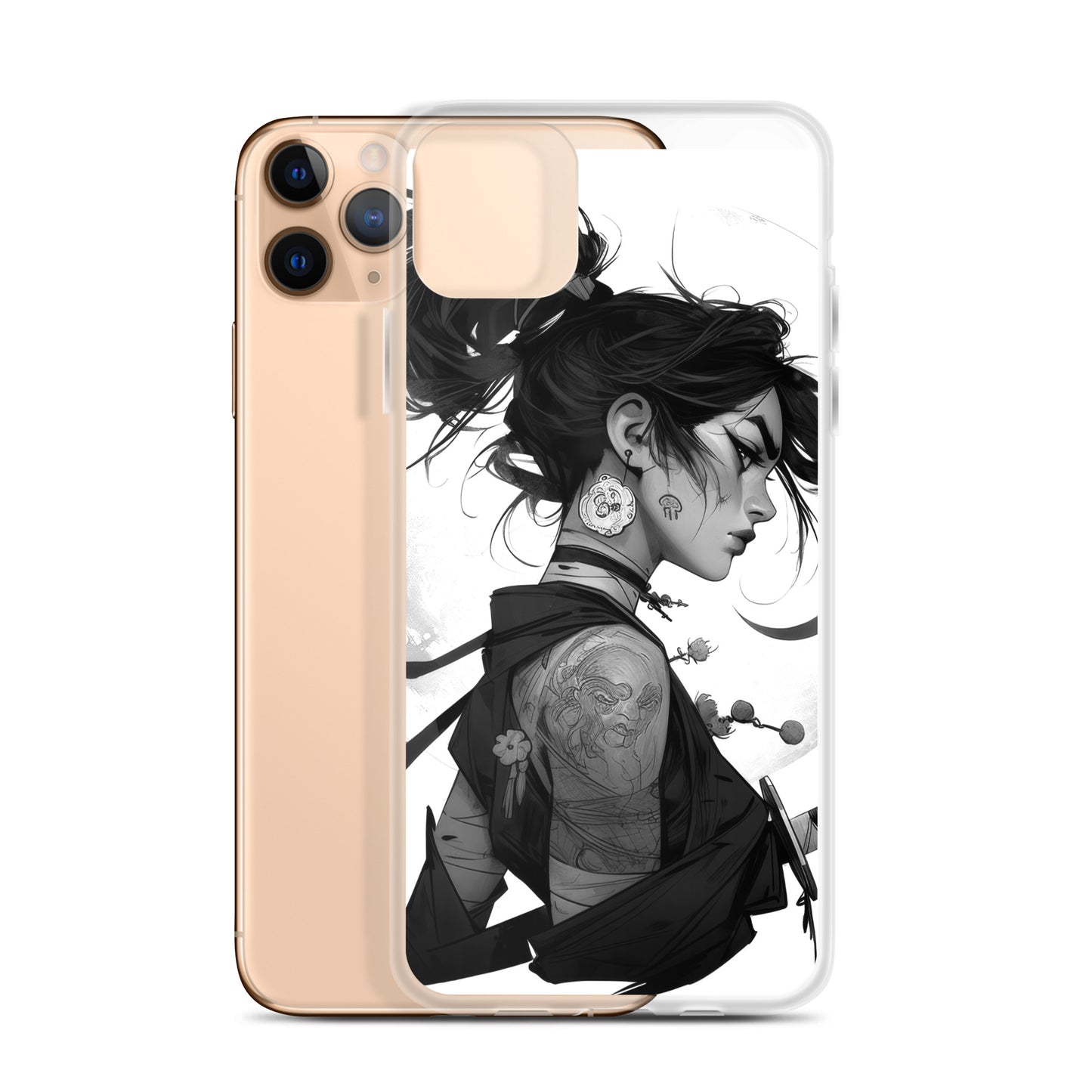 Clear Case for iPhone® Samurai Girl 4