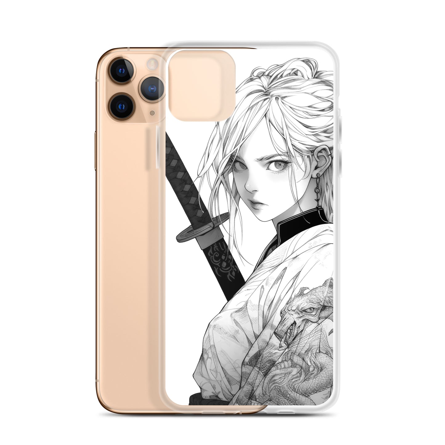 Clear Case for iPhone® Samurai Girl 6