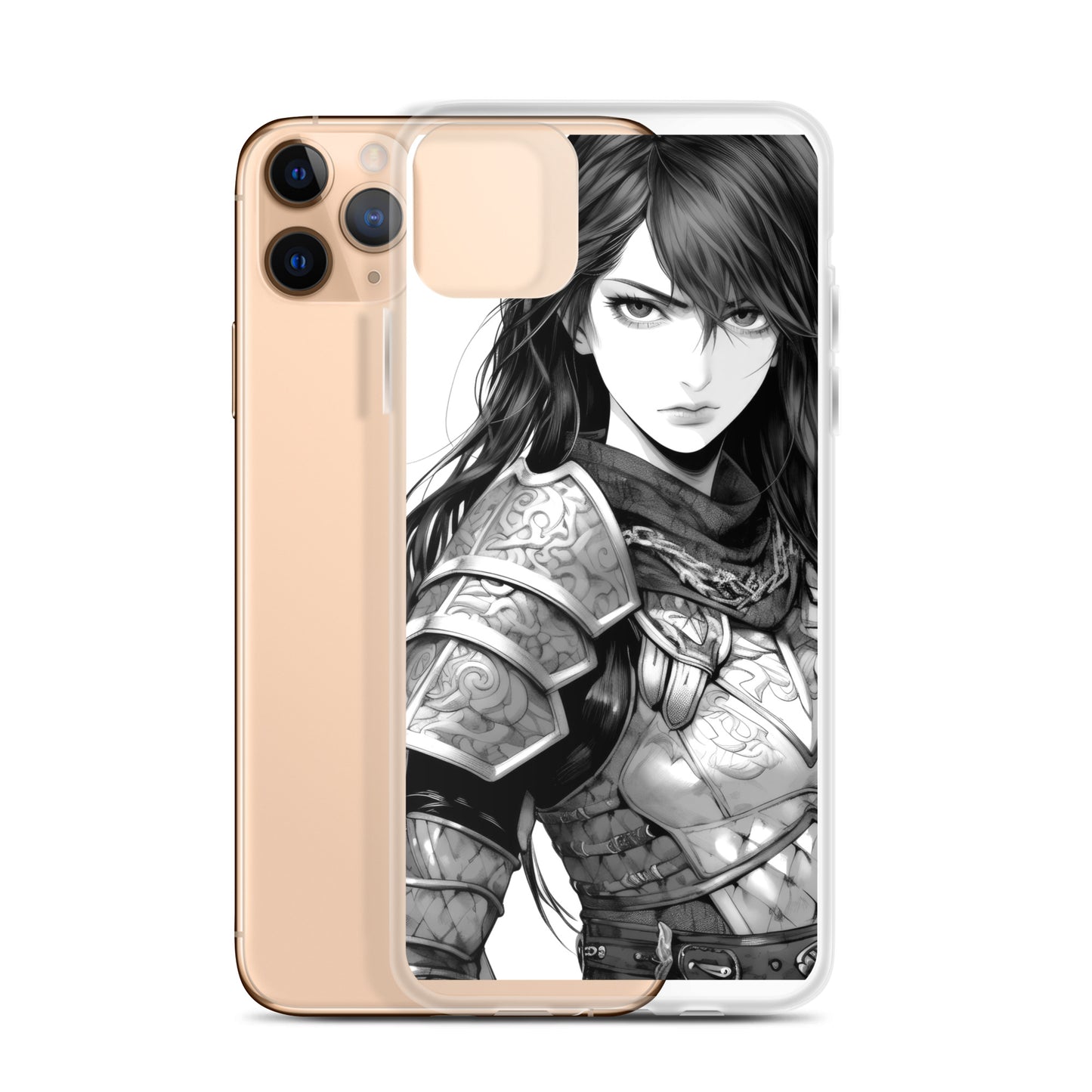 Clear Case for iPhone® Samurai Girl 9