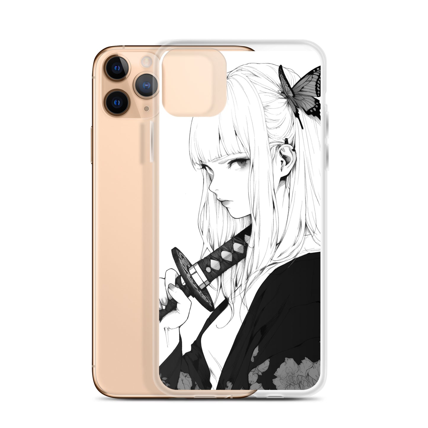 Clear Case for iPhone® Samurai Girl 10