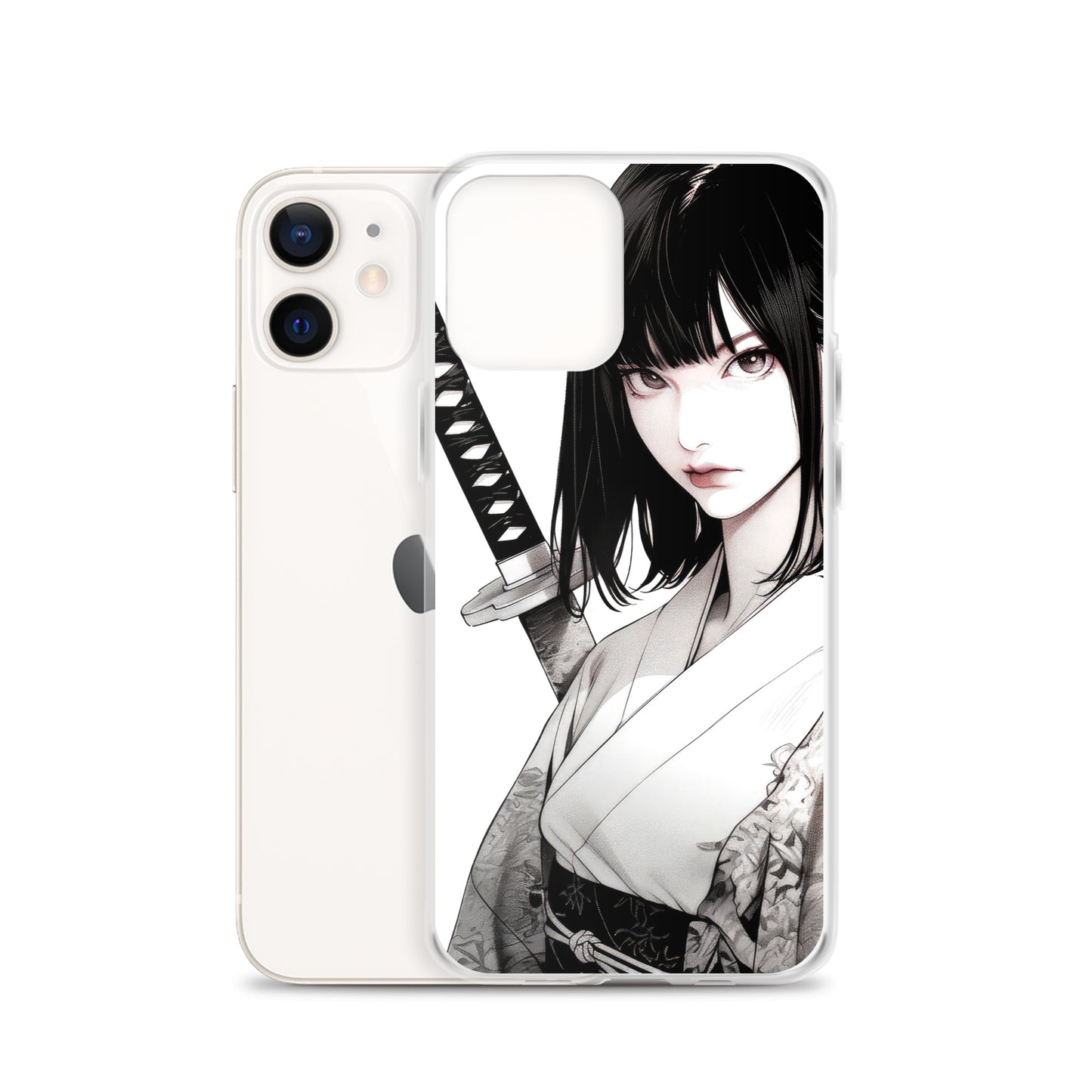 Clear Case for iPhone® Samurai Girl One