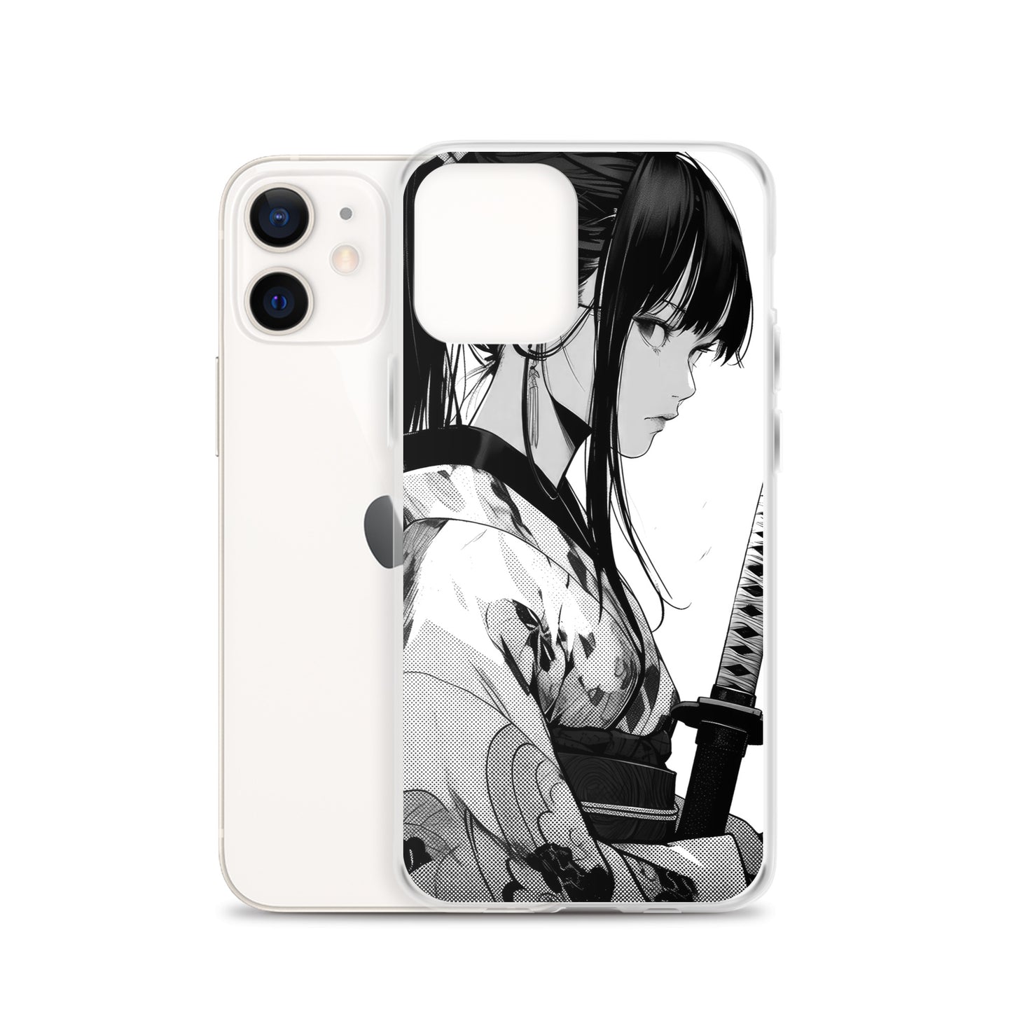 Clear Case for iPhone® Samurai Girl 7