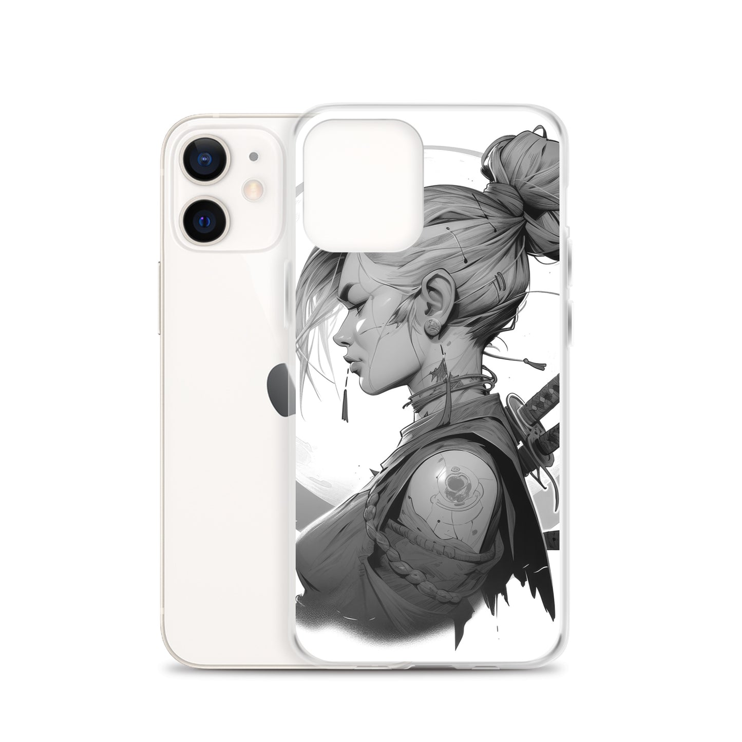 Clear Case for iPhone® Samurai Girl 11