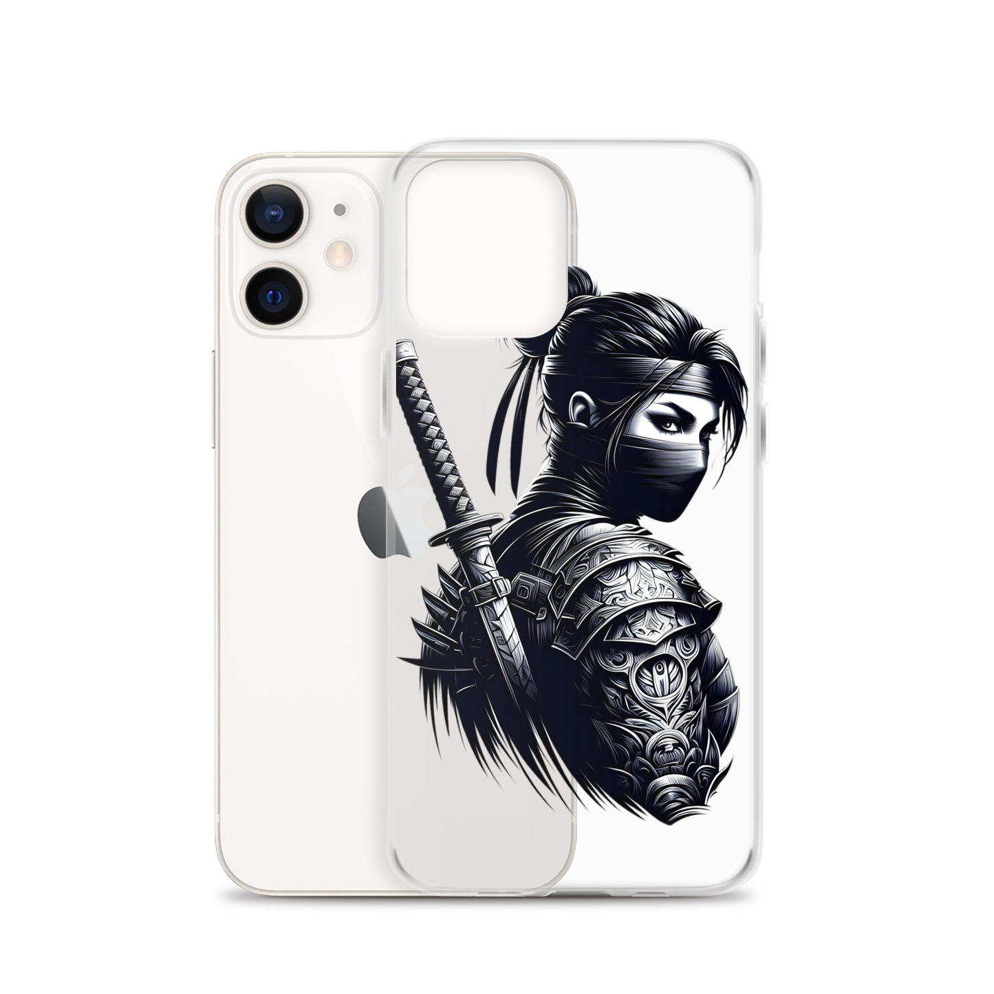 Clear Case for iPhone® Samurai Girl 12