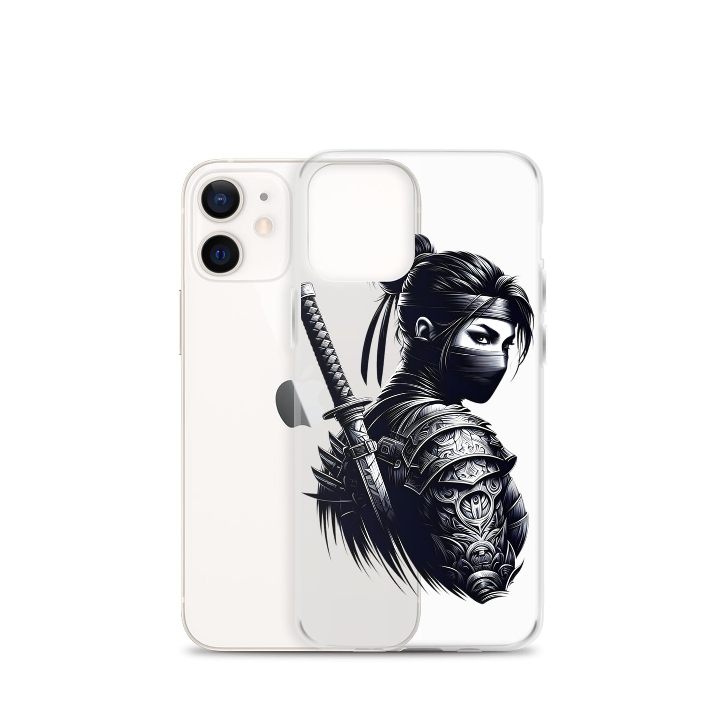 Clear Case for iPhone® Samurai Girl 12