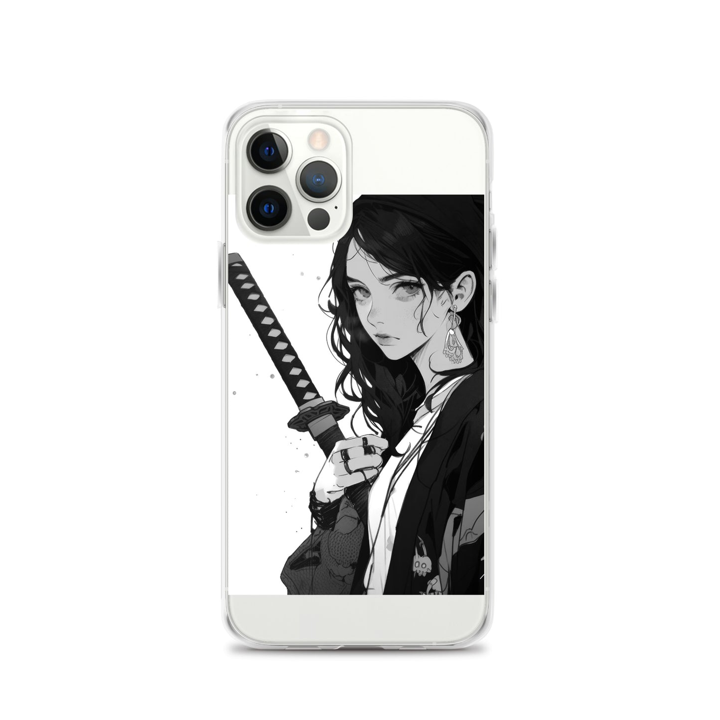 Clear Case for iPhone® Samurai Girl 8