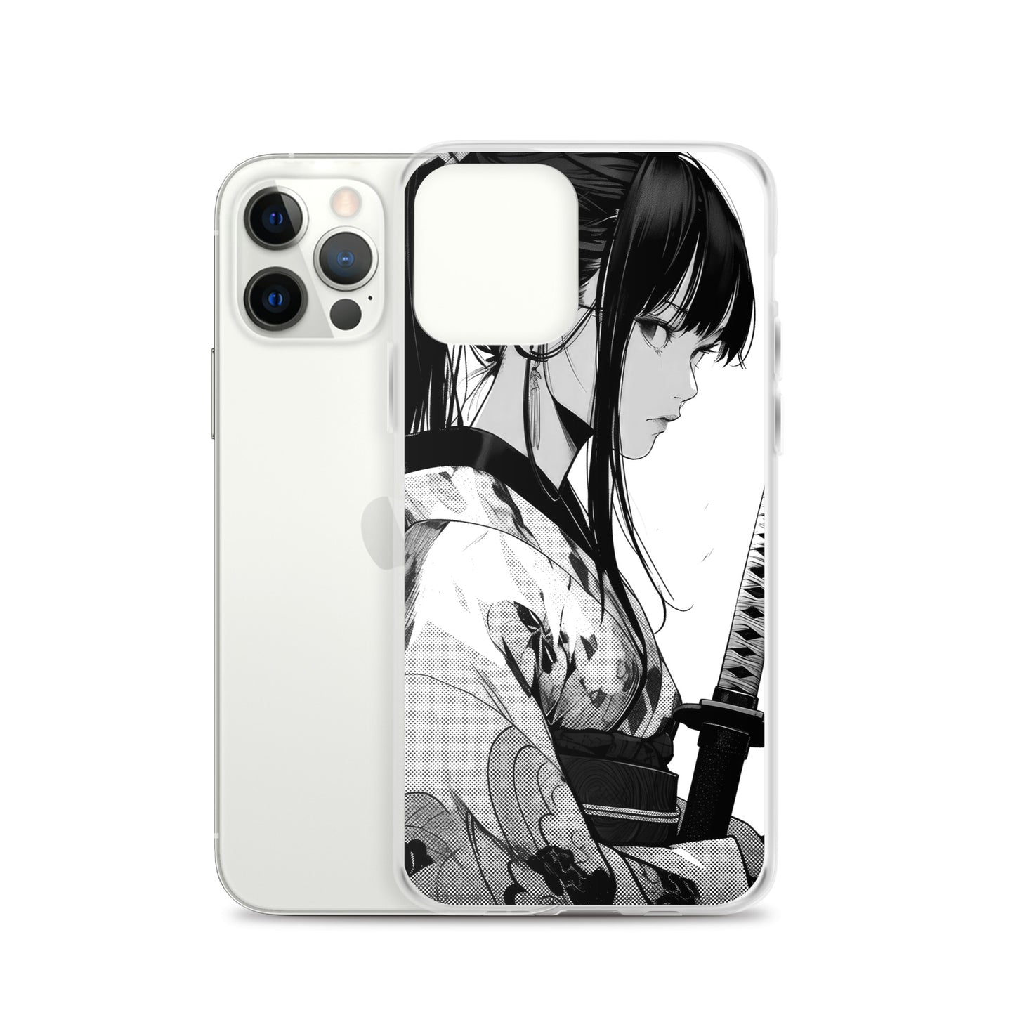 Clear Case for iPhone® Samurai Girl 7