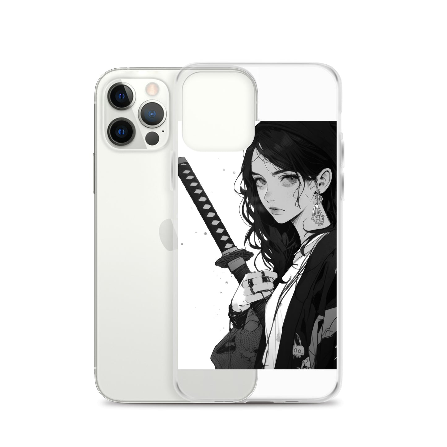 Clear Case for iPhone® Samurai Girl 8