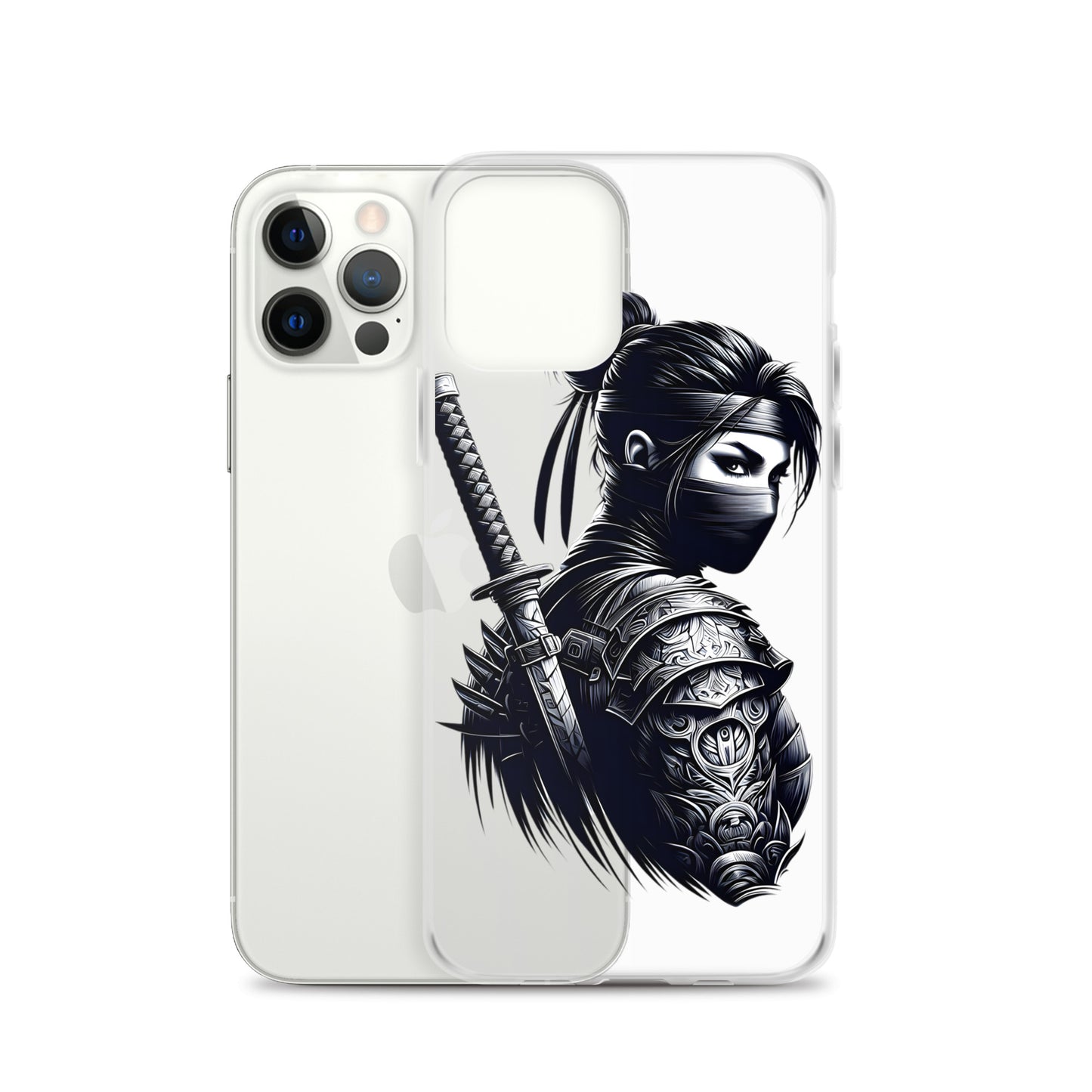 Clear Case for iPhone® Samurai Girl 12