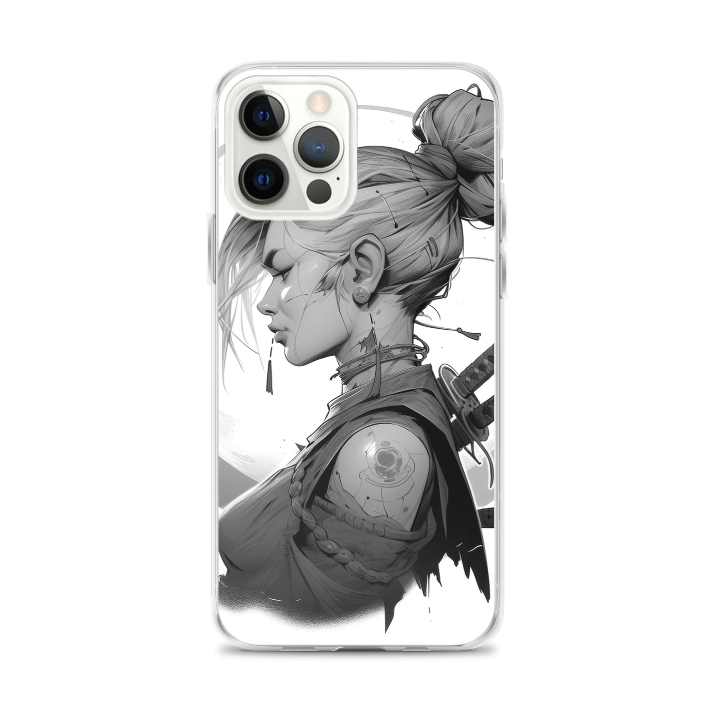 Clear Case for iPhone® Samurai Girl 11