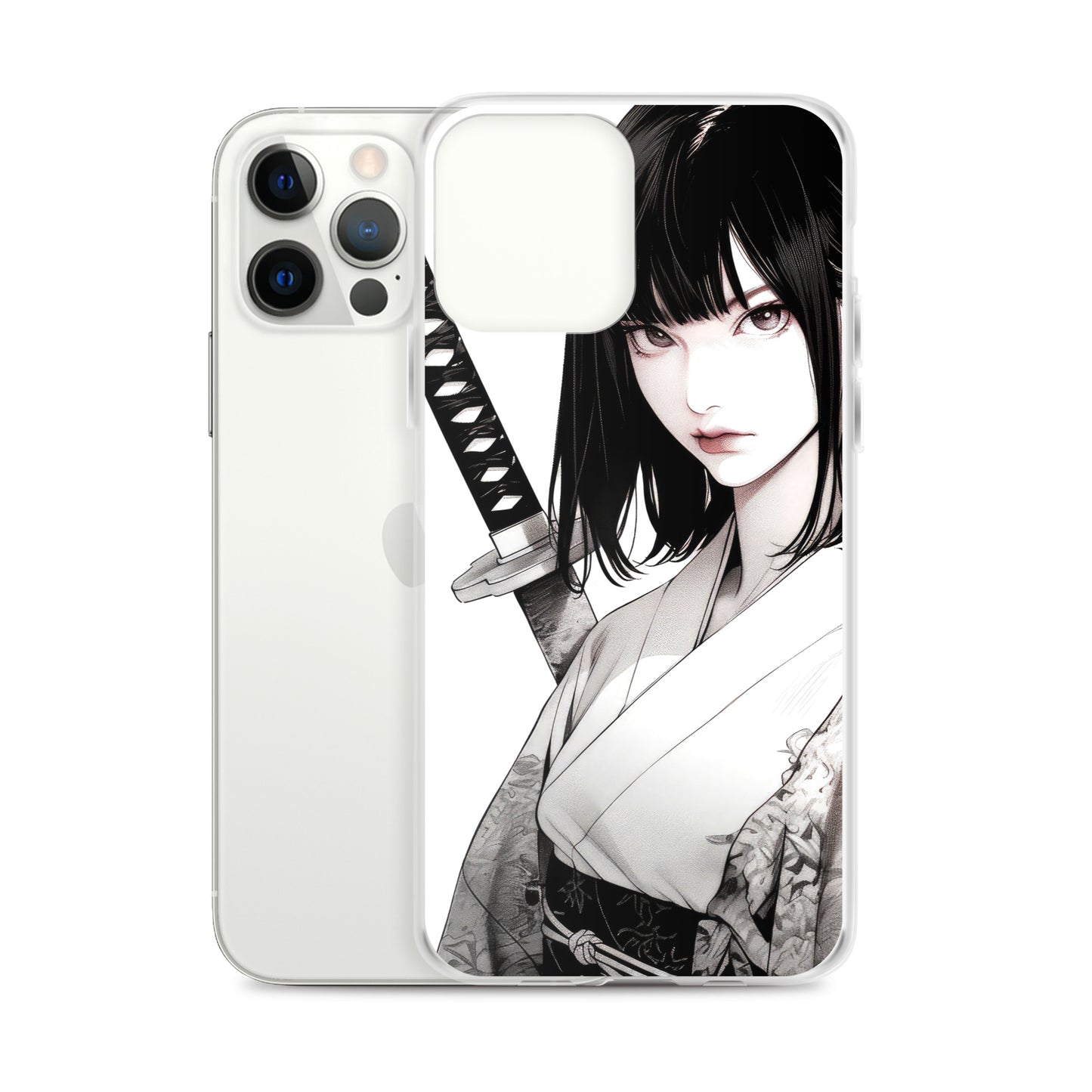 Clear Case for iPhone® Samurai Girl One