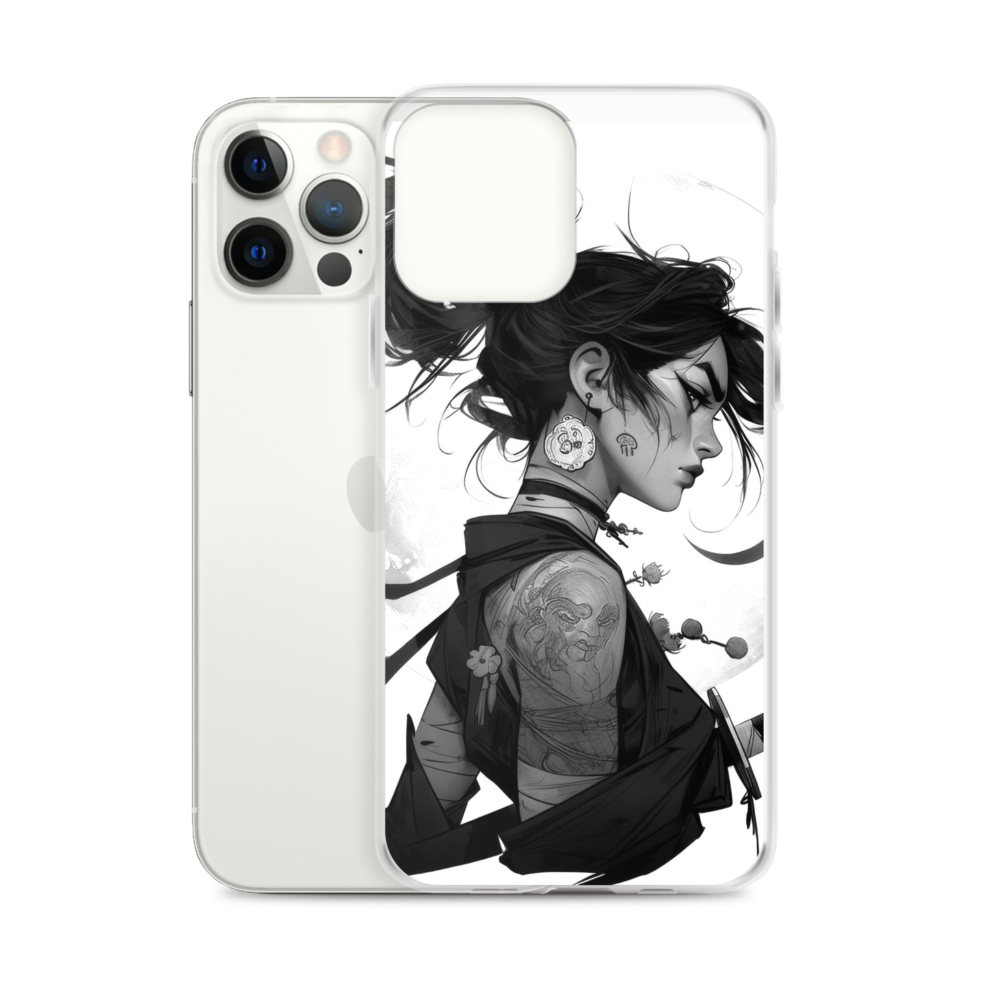 Clear Case for iPhone® Samurai Girl 4