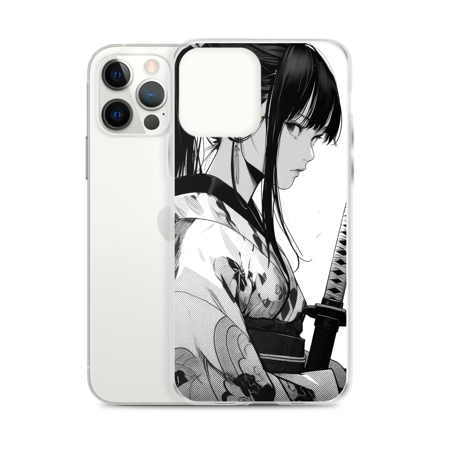 Clear Case for iPhone® Samurai Girl 7