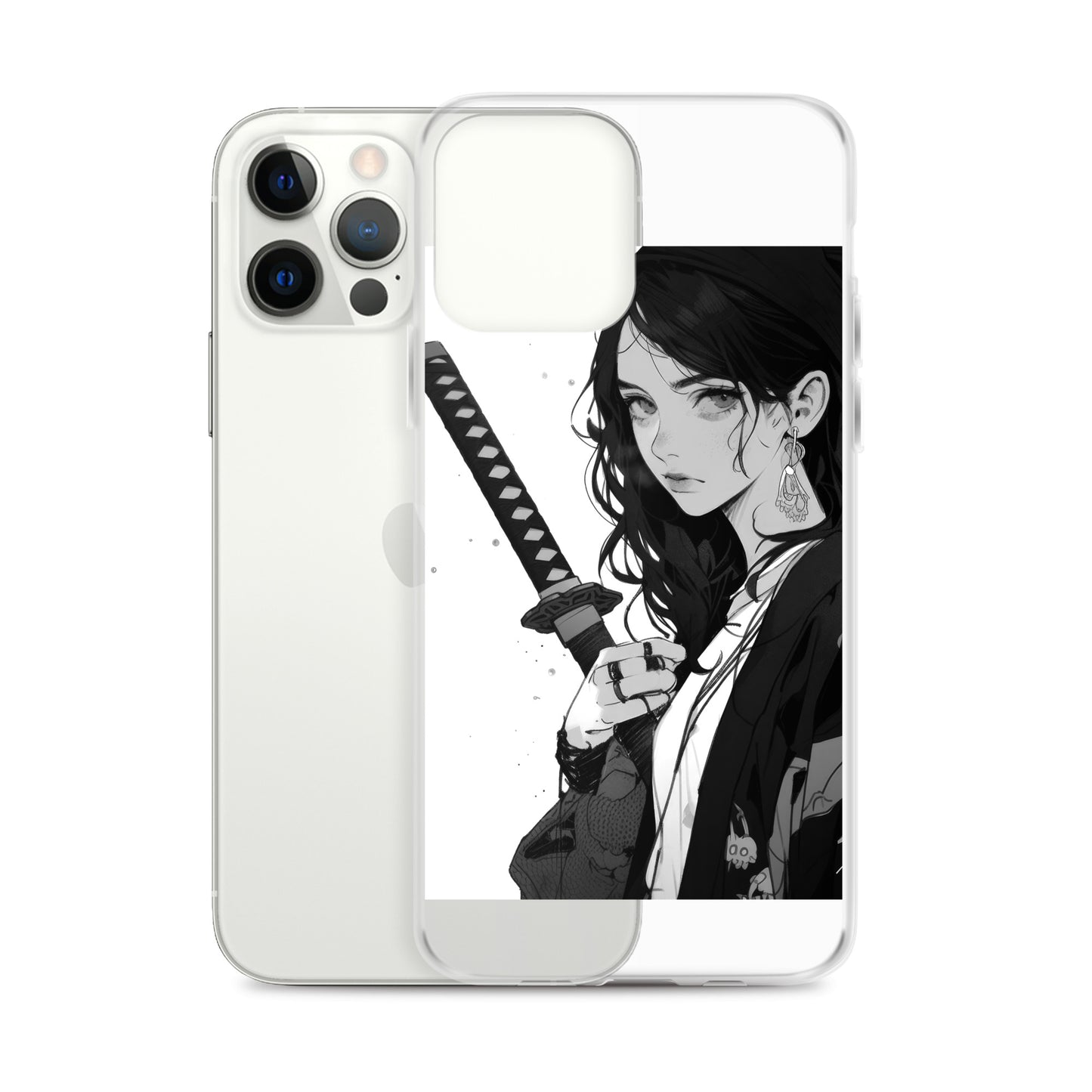 Clear Case for iPhone® Samurai Girl 8