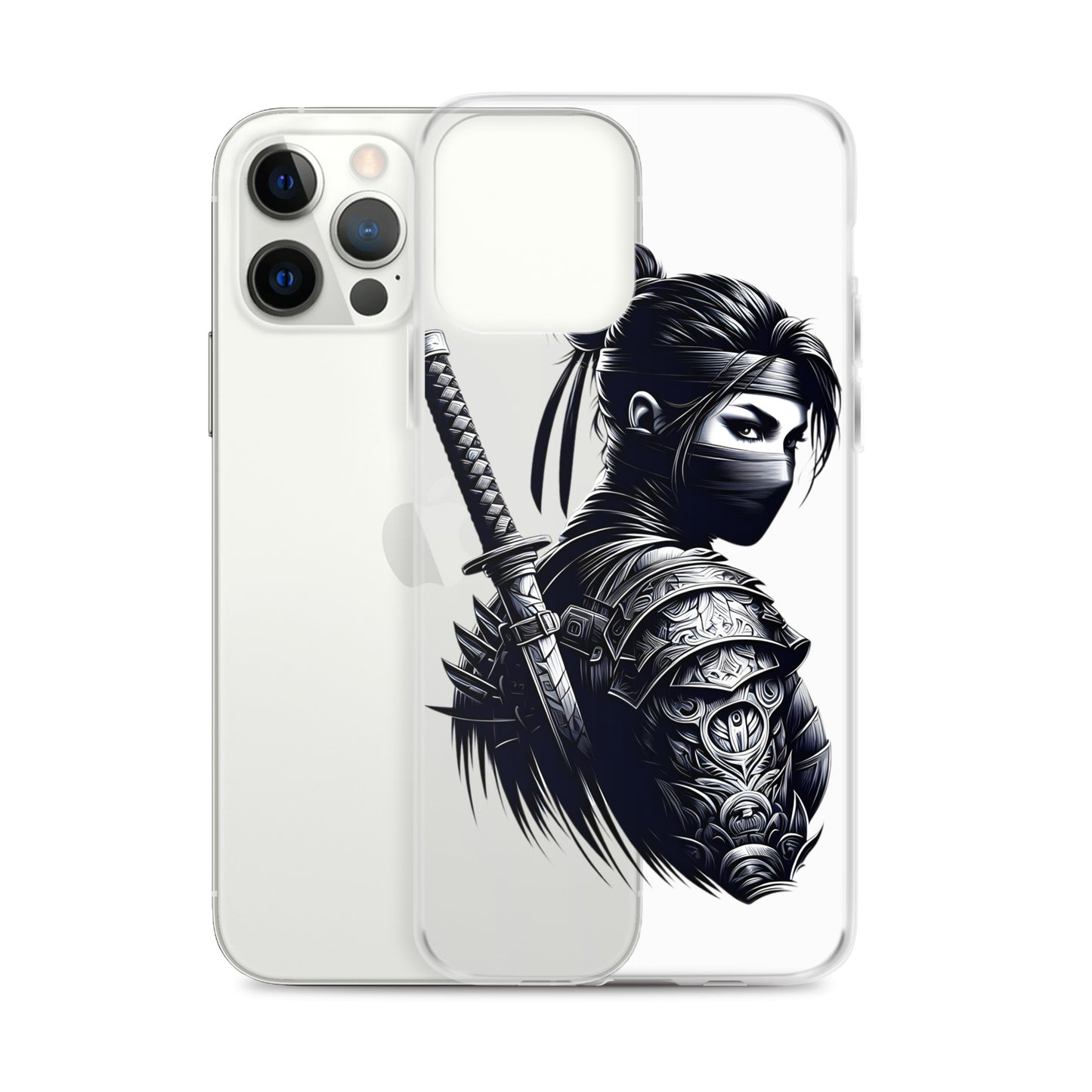 Clear Case for iPhone® Samurai Girl 12