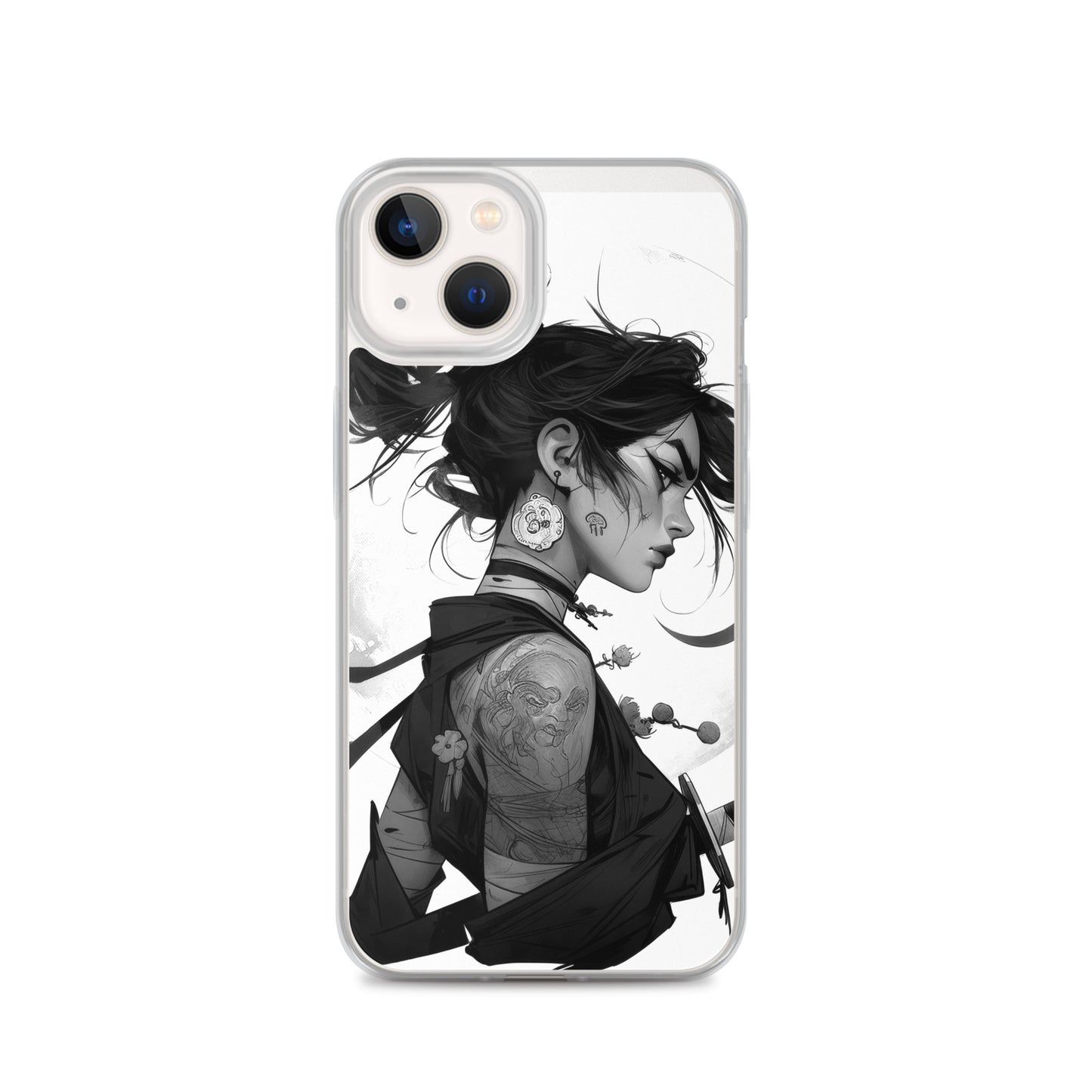 Clear Case for iPhone® Samurai Girl 4